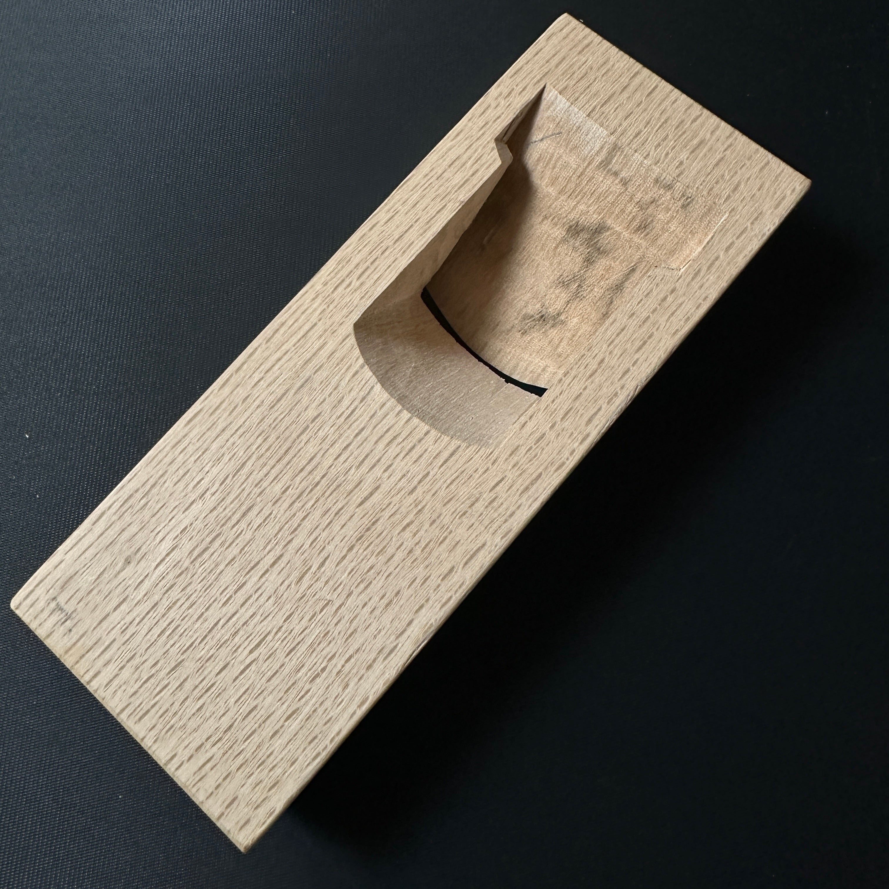 Kouetsu Spoon bottom plane (Shihosori-Kanna) with Blue steel 光悦 四方反鉋 青紙鋼 42mm