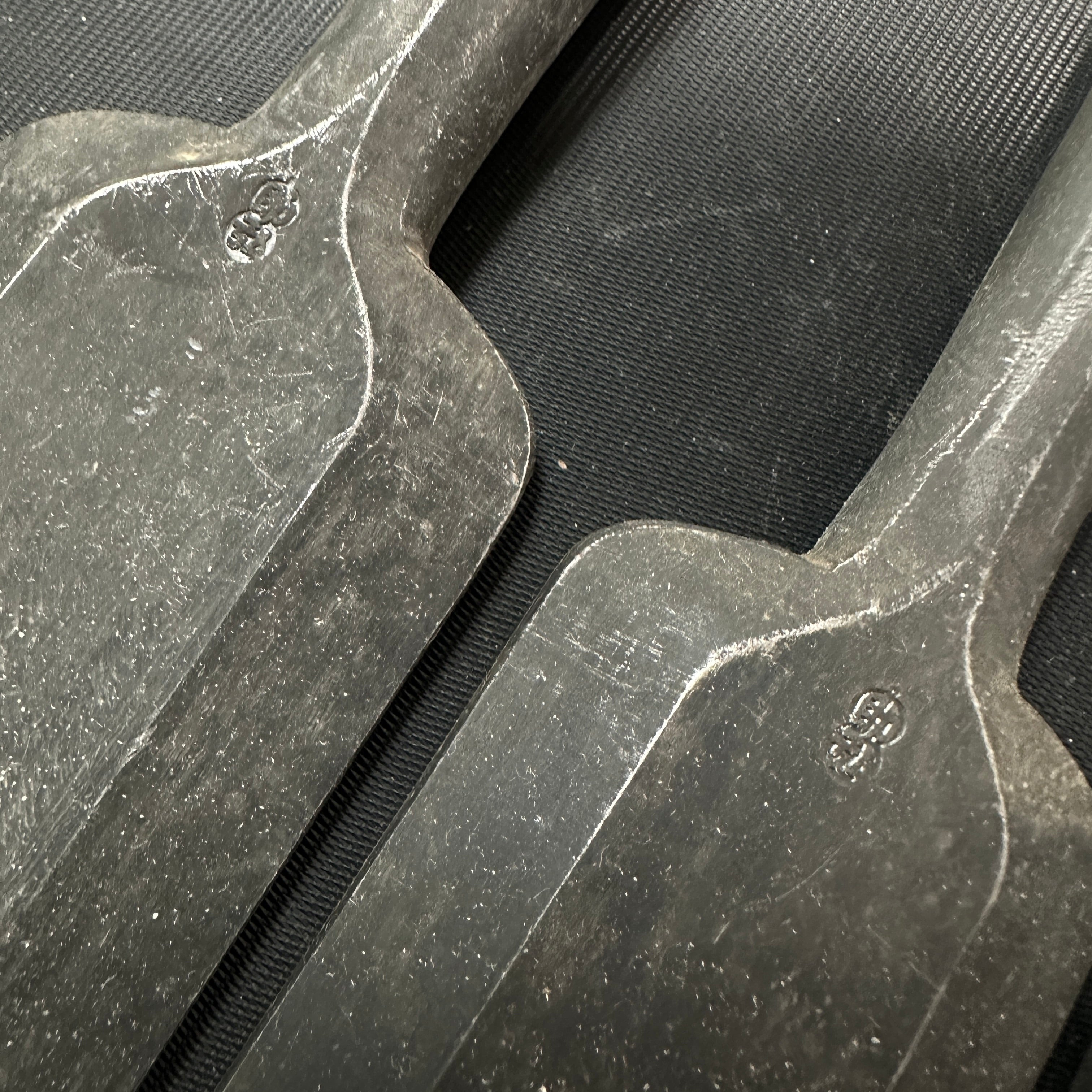 Old stock #1 Shorter Timber Chisels set 掘出し物 中叩組鑿 6本組 バラ鑿組み合わせ Chu-Tatakinomi