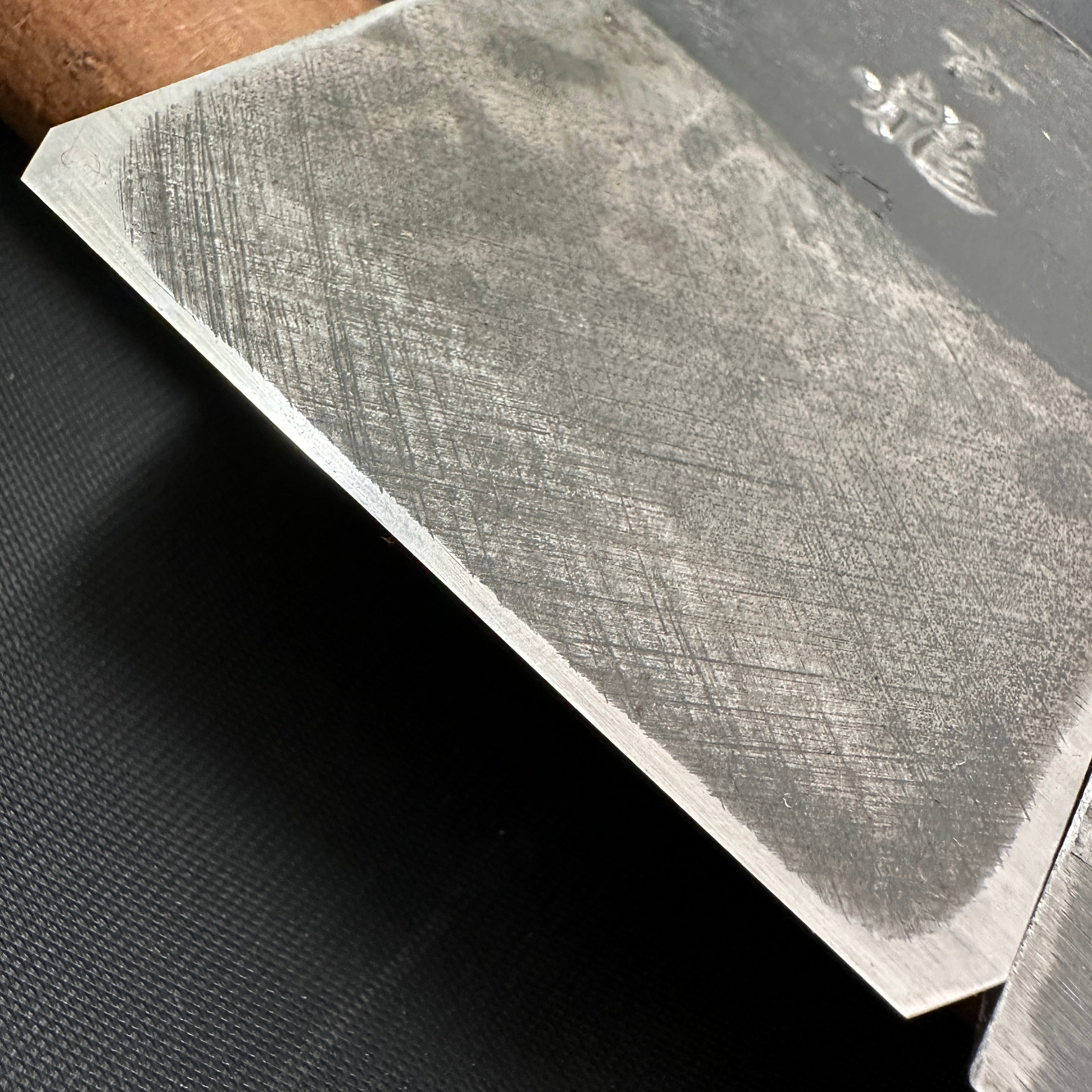 Genryu Smoothing PlaneBlade (Kanna) by Yamamoto Kensuke 4th 山本健介作 玄龍 仕上げ鉋刃 70mm