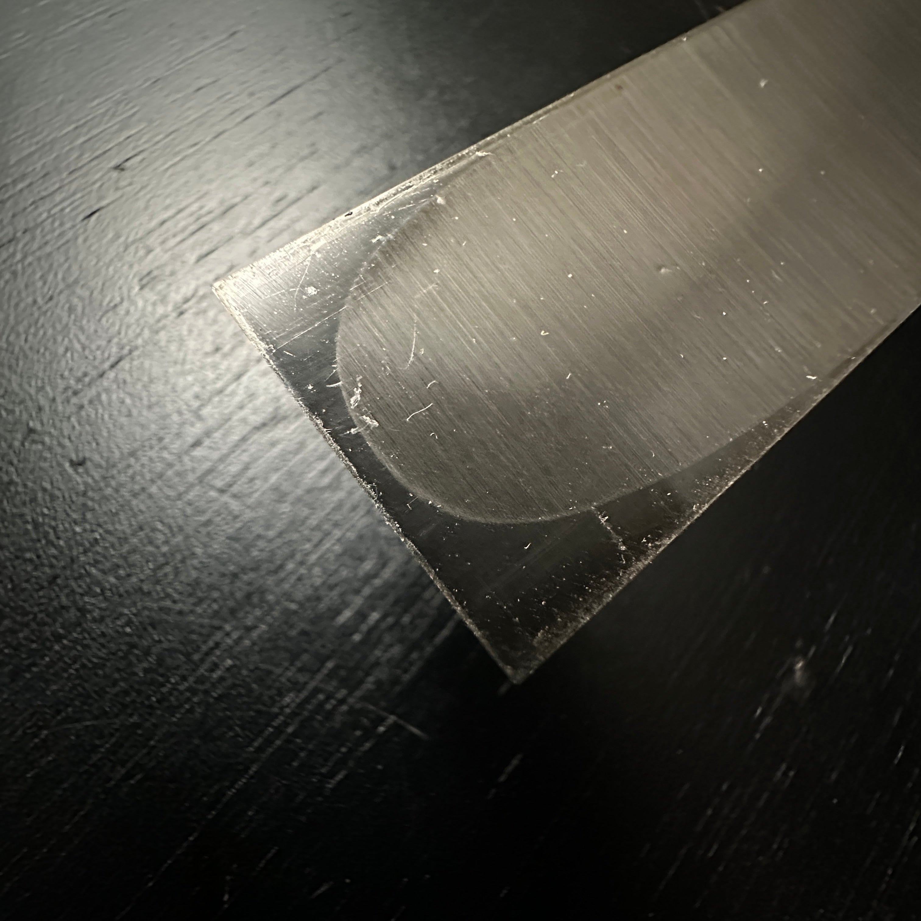 Old stock Takamichi Takashiba Slick Chisel (Ootsuki-nomi, Hontsuki-Nomi) 掘出し物 高道 高芝 ネジ式差し鑿 24mm