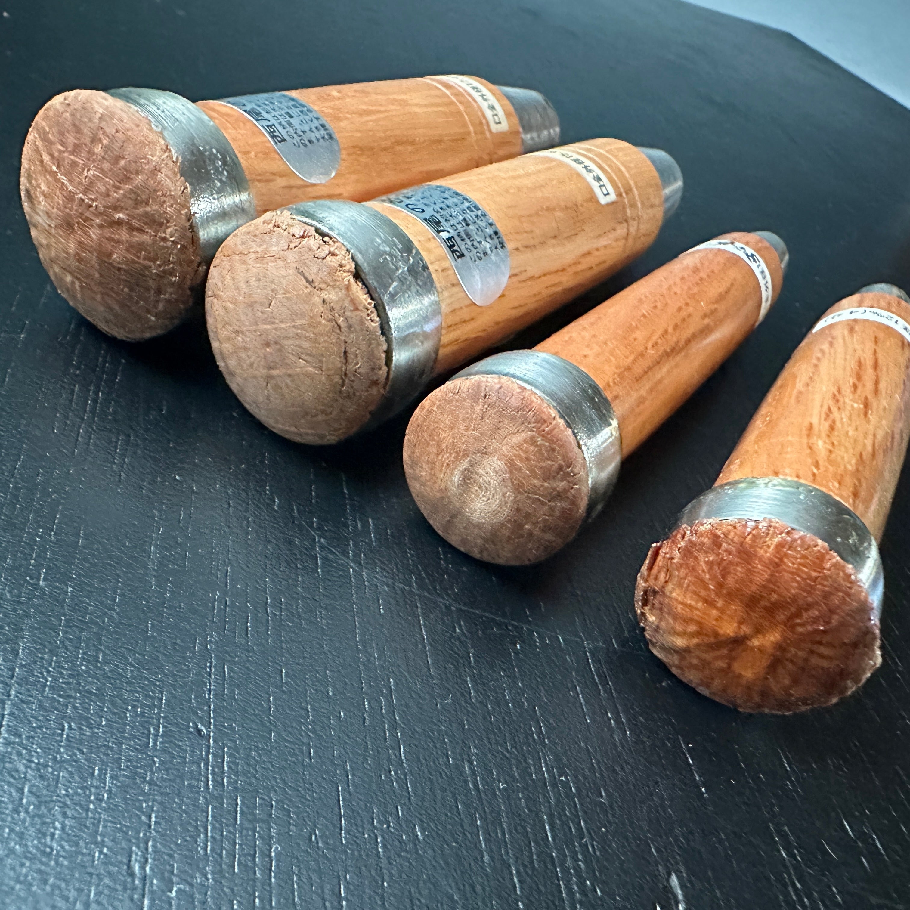 Japanese Chisel handles for Bench type by Red oak 赤樫 追入れ鑿用 空柄