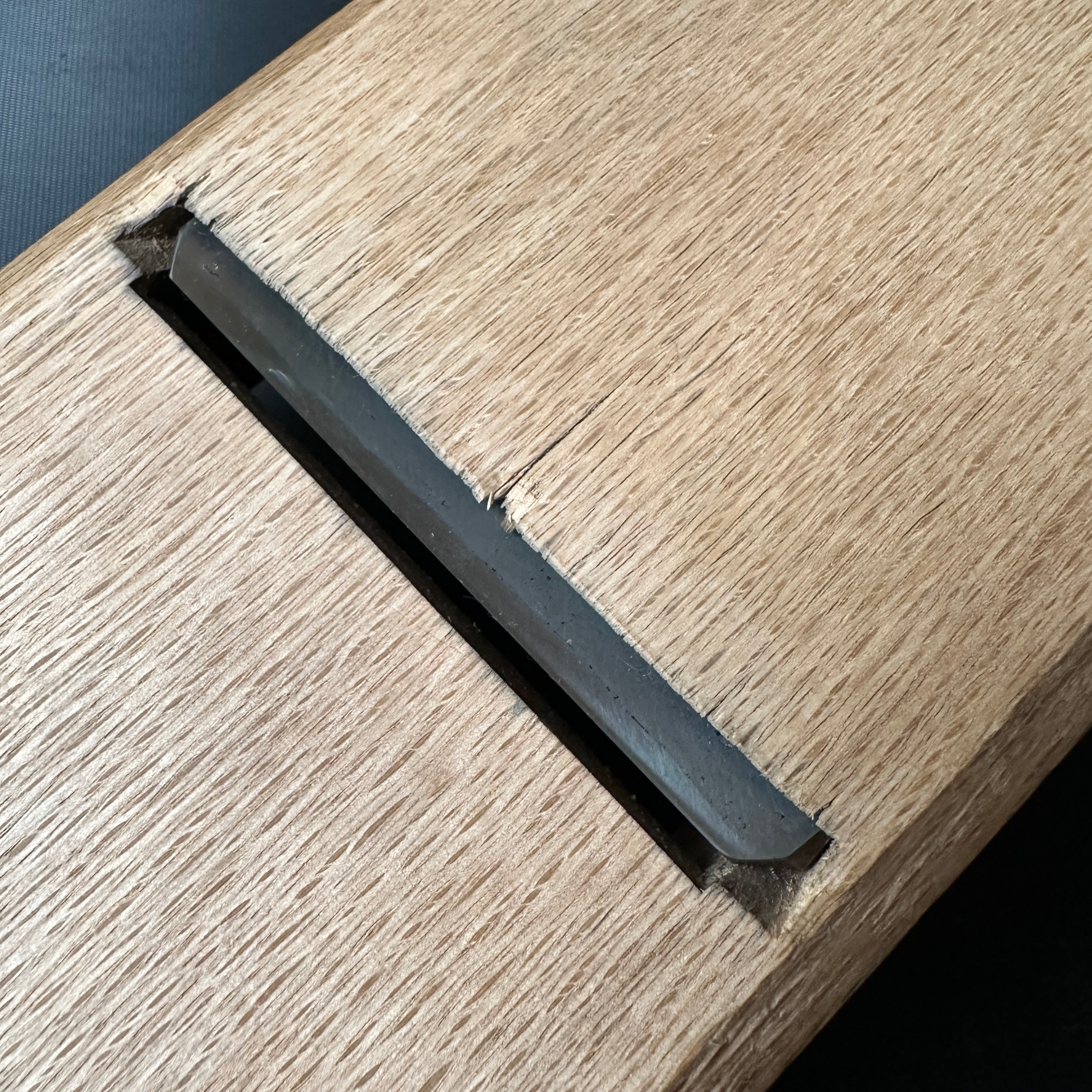 Used tenth generation Teruhide Smoothing Plane (Kanna) 中古 輝秀 十代目 石堂秀雄作 仕上げ鉋 85mm