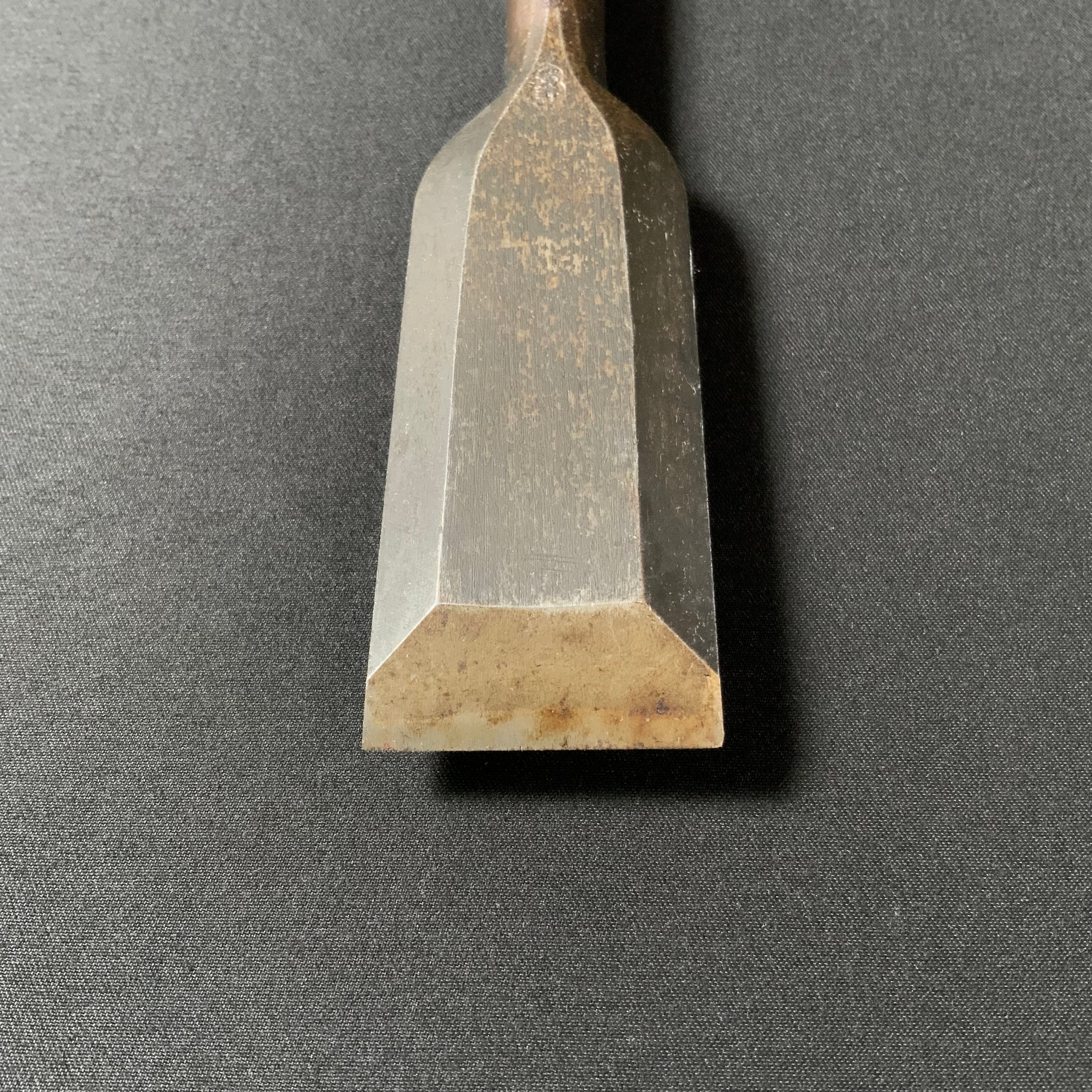 掘出し物 二代目左久作 叩き鑿 池上喬庸作 36mm #2 Old stock Hidari Hisasaku 2rd Timber chisels by Ikegami Takanobu Tatakinomi