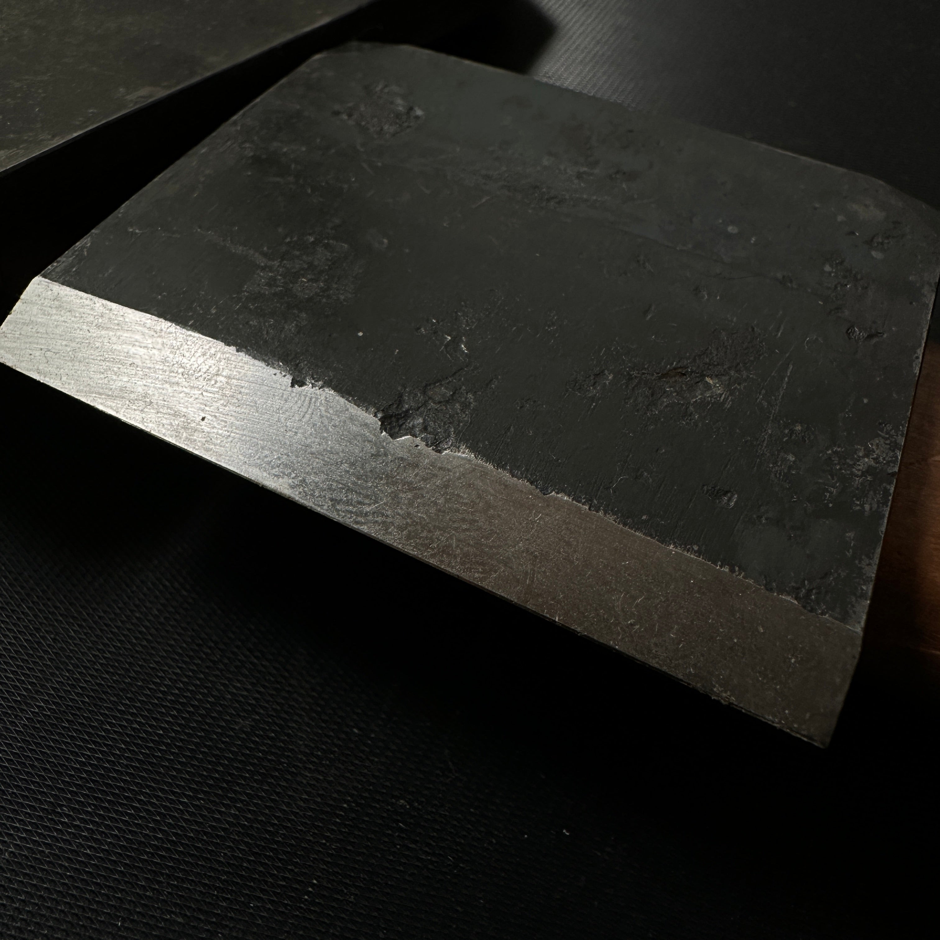 Suigyoku Smoothing Plane Blades (Kanna) by Nakano Takeo with Supersteel 中野武夫作 鉋刃 翠玉 スーパー鋼 70mm 裏金付