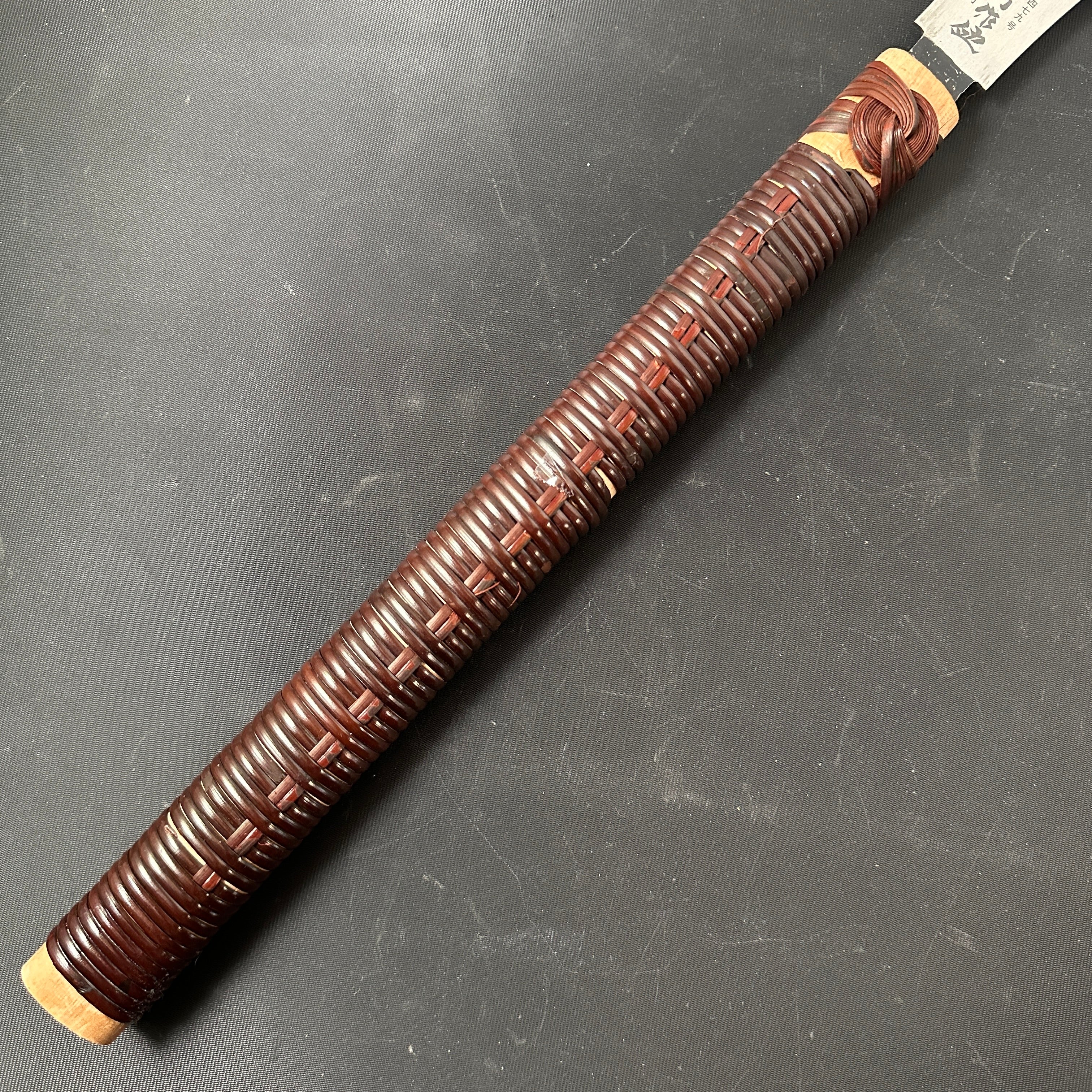 #96 Nagakatsu Double Edge (Ryoba) Saw with Eddy Type Handles For Soft Wood 長勝鋸 両刃鋸 渦巻き柄 針葉材用 295mm