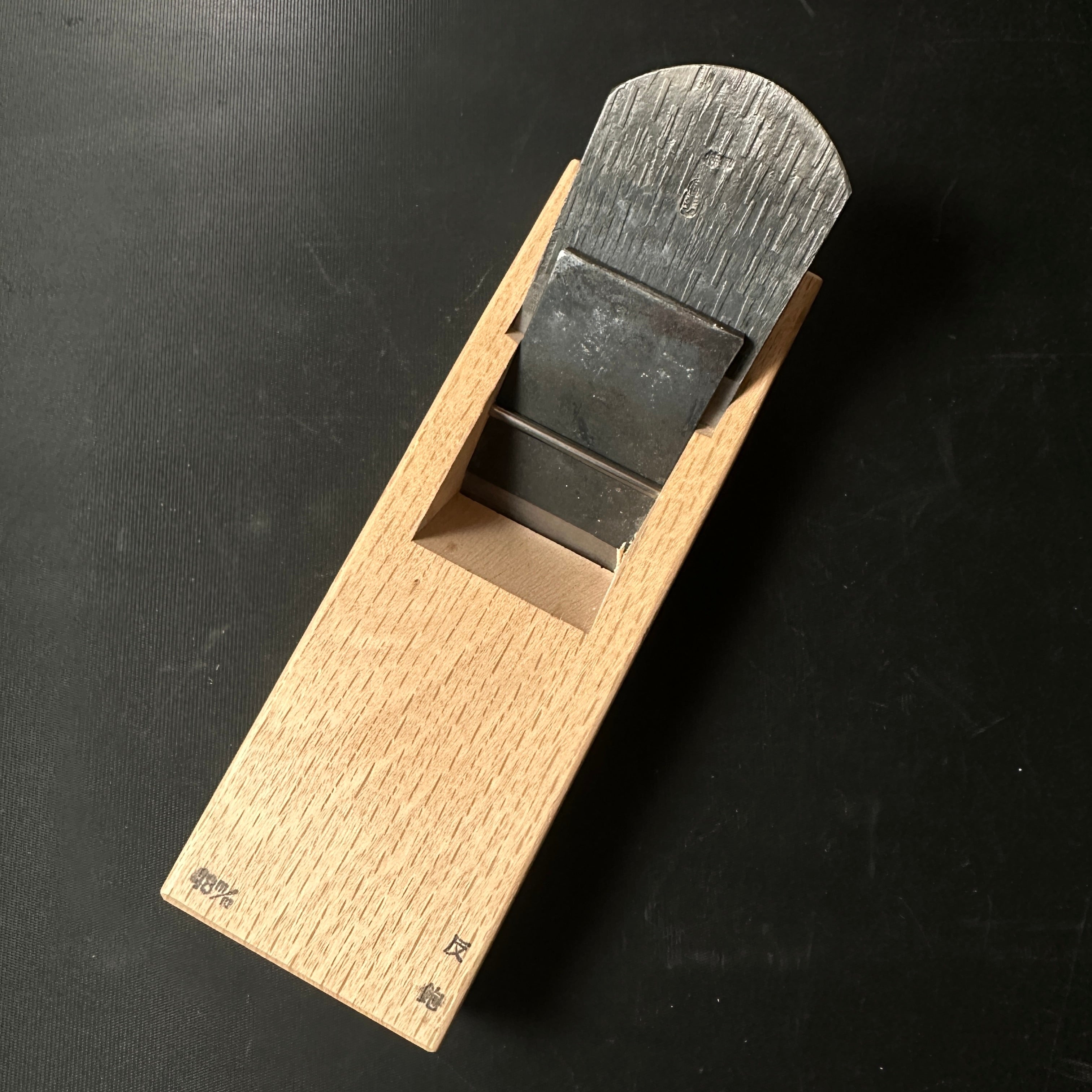 Old stock Kuniaki compass plane with SK steel 國明 反鉋 48mm