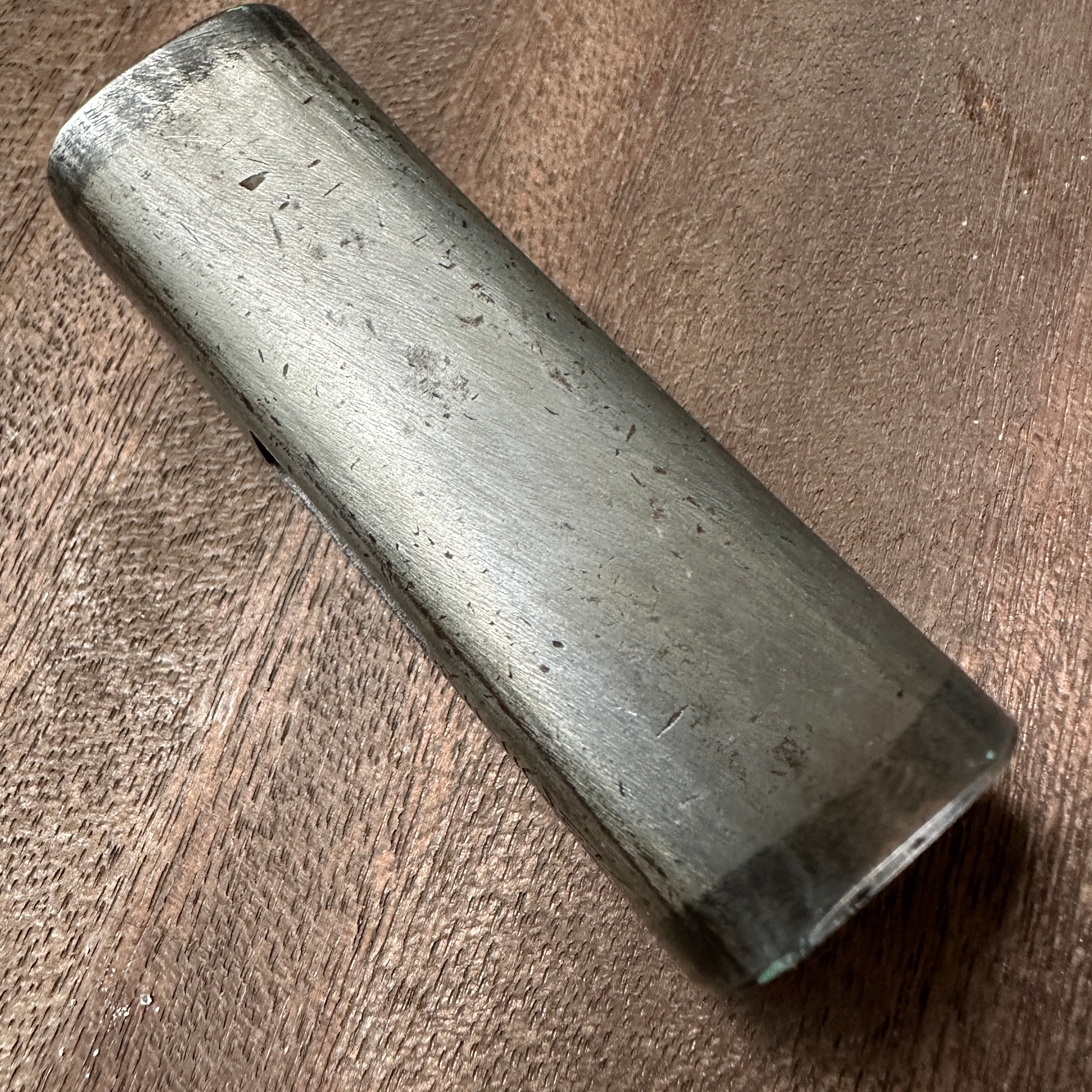 Used Kouzaburou Pasting steel Square Hammers 中古品 長谷川幸三郎氏 鋼付四角玄翁 245g