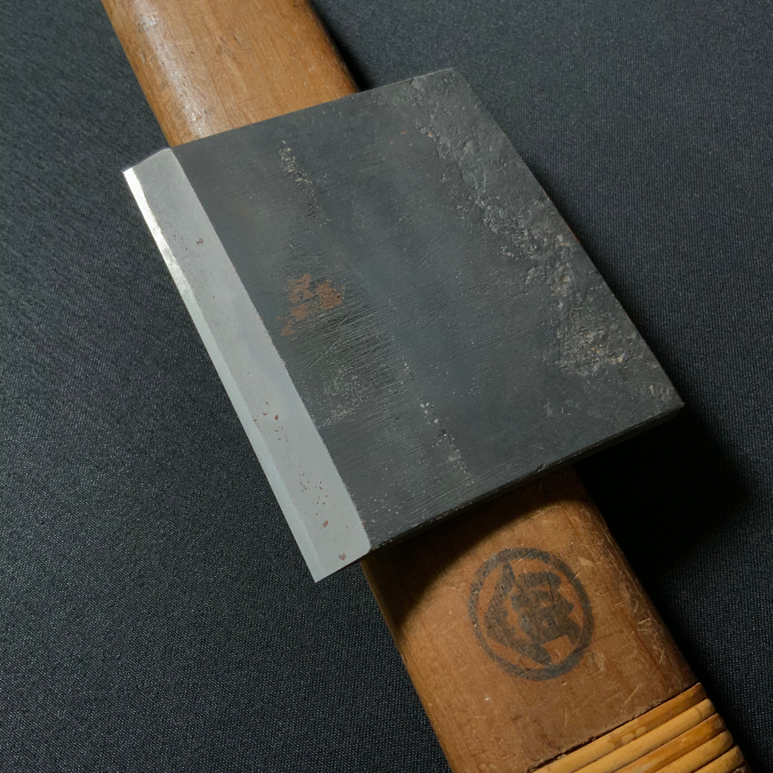 Old stock HiryuNishiki Nishiki Kiyomi Smoothing Plane (Kanna) 掘出し物 飛龍錦 錦清水 仕上鉋 80mm