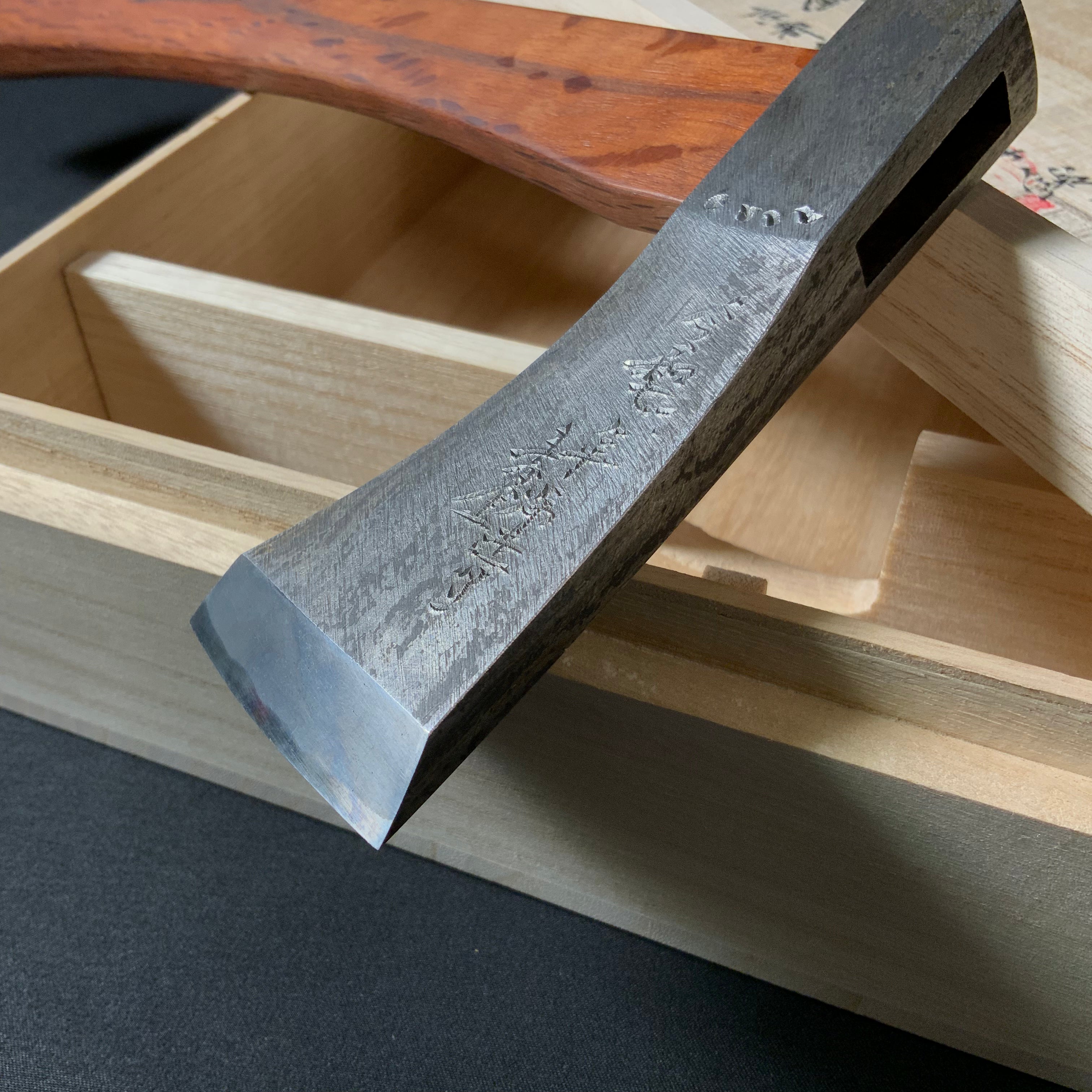 『Gashou』 Sozen Japanese Carpenter's Axe 『賀正』 素全作 小型鉞 木割り斧 Masakari