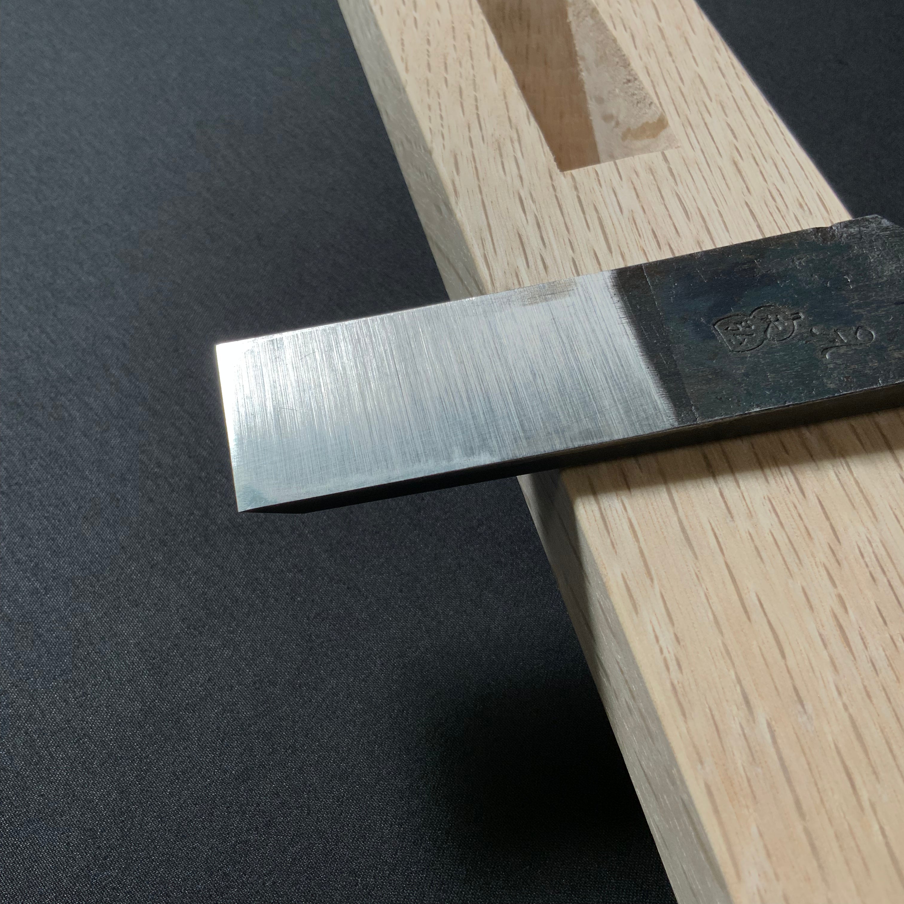 Tenhiro Tome Kanna (45°) Plane with blue steel 天弘 止め鉋 青紙鋼 24mm