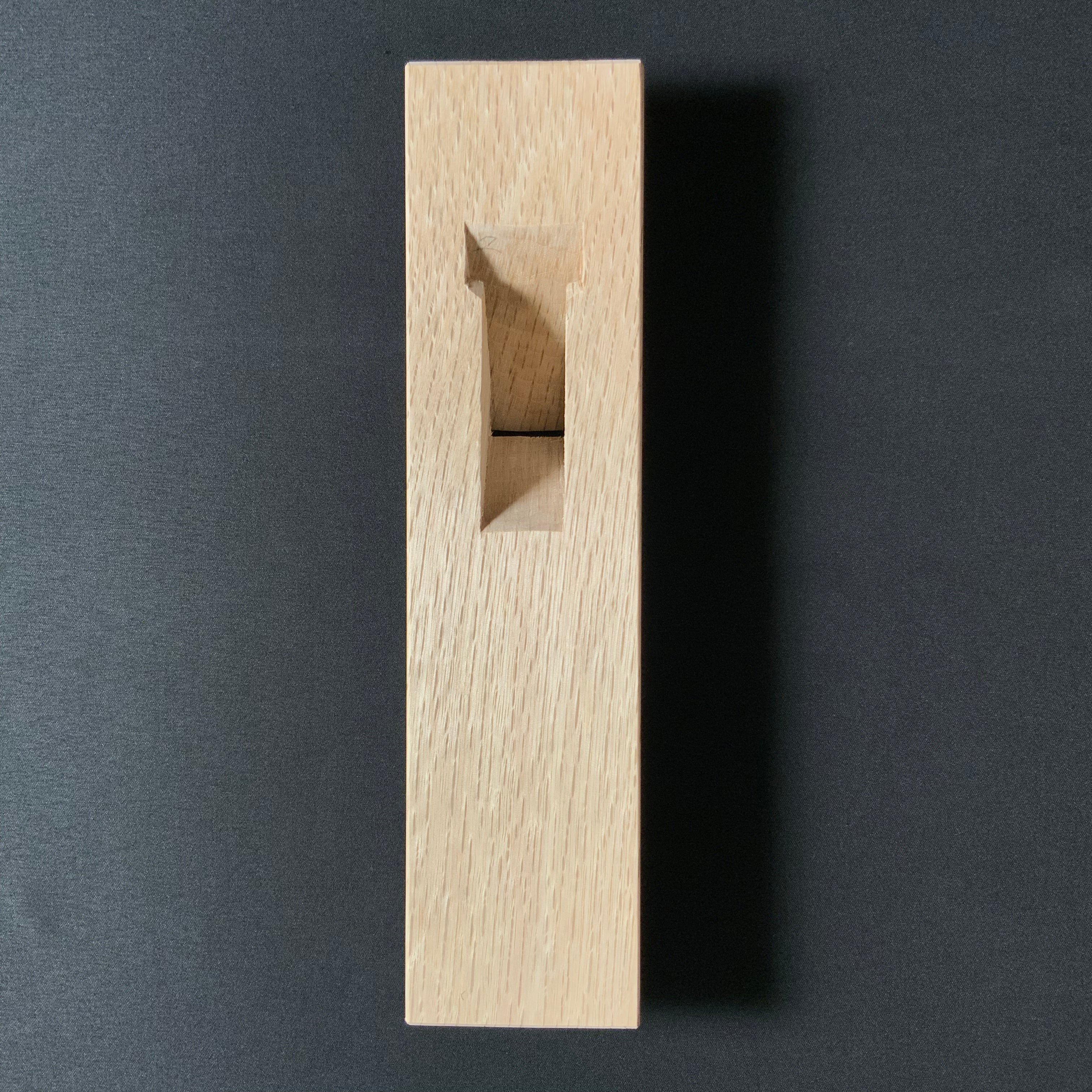 Tenhiro Tome Kanna (45°) Plane with blue steel 天弘 止め鉋 青紙鋼 24mm