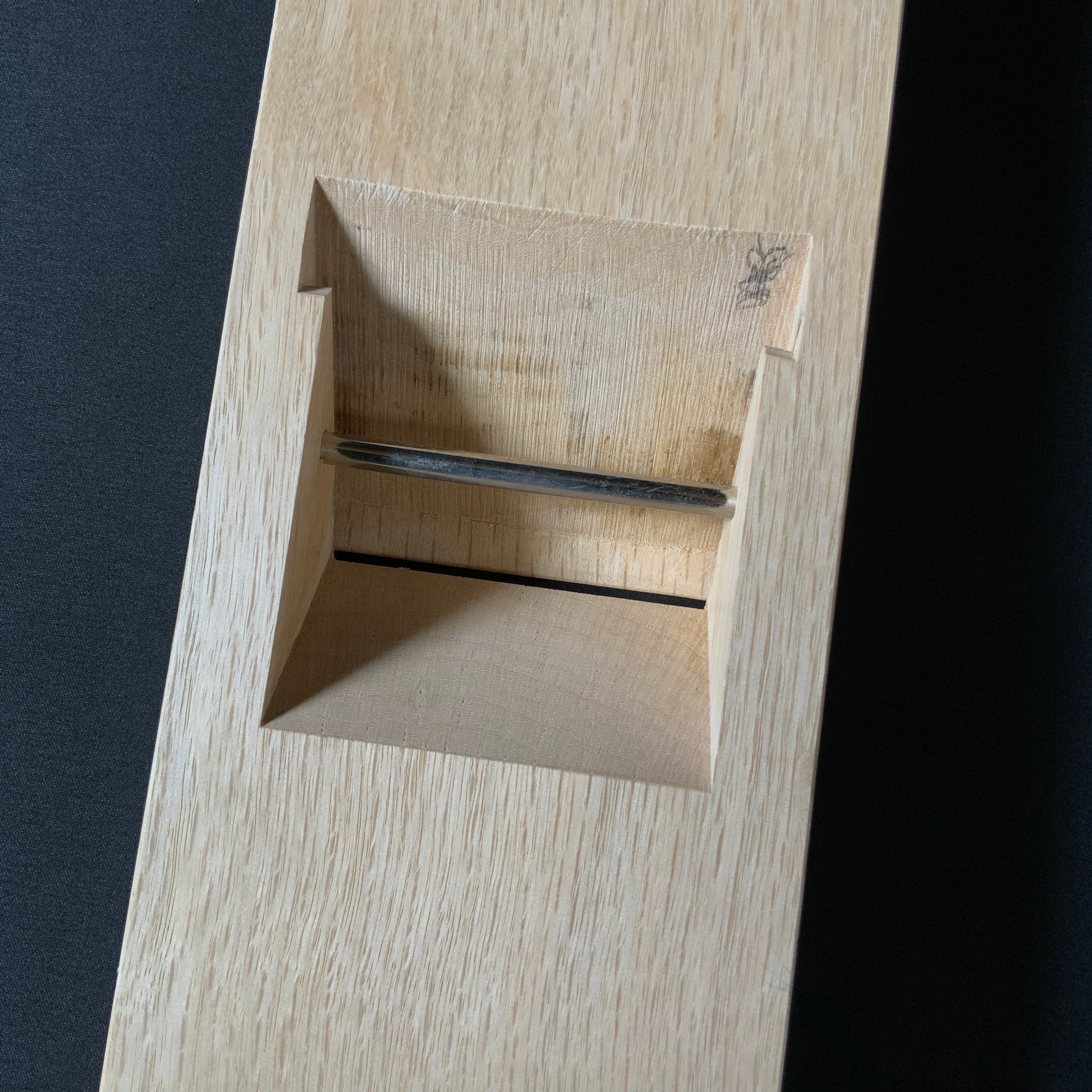 Zenjiro Smoothing Plane(Kanna) White steel by Yamamoto Kensuke 4th 山本健介作 善次郎 仕上げ鉋 70mm