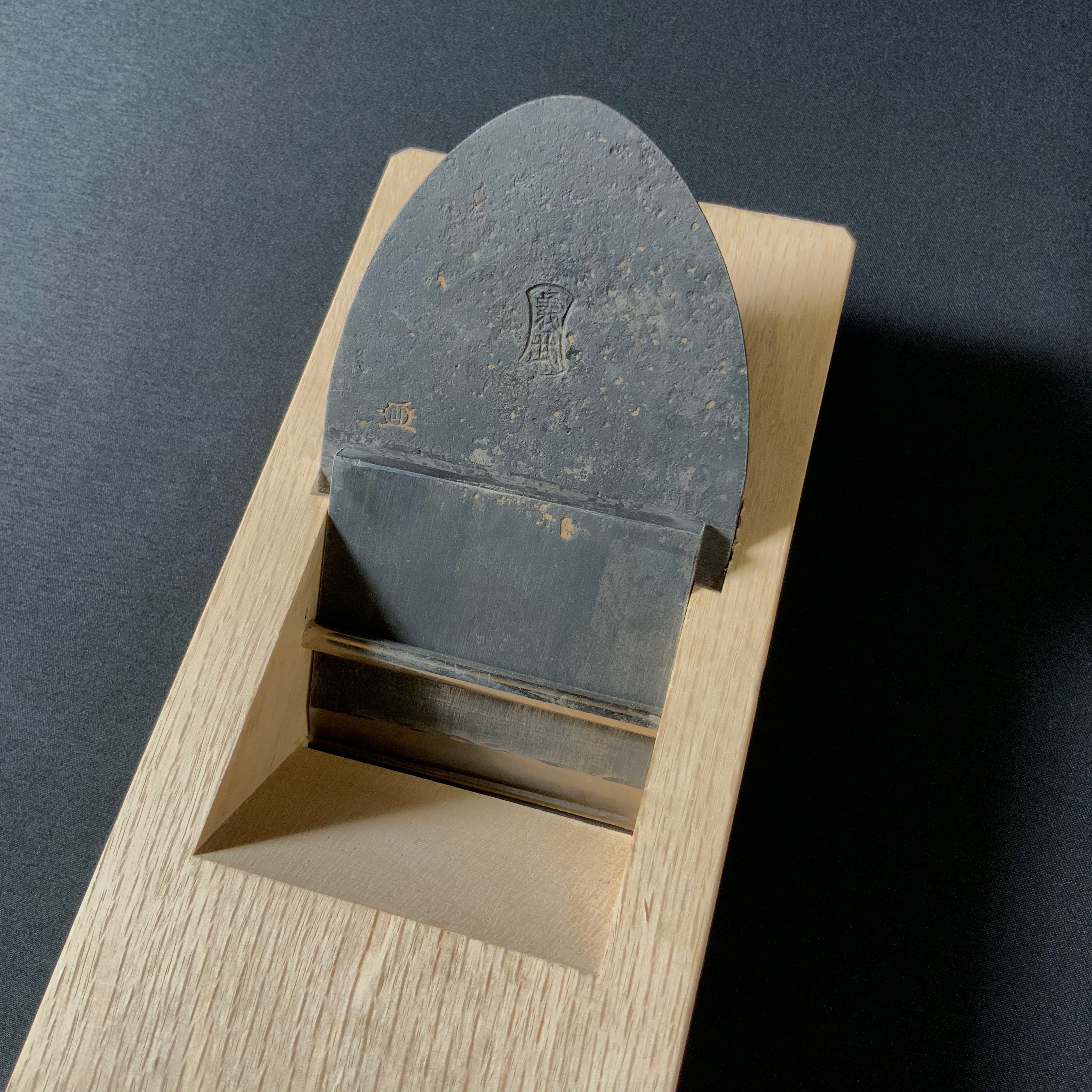 Yoshitake Smoothing Plane(Kanna) Blue steel by Yamamoto Kensuke 4th 山本健介作 義武 仕上げ鉋 70mm