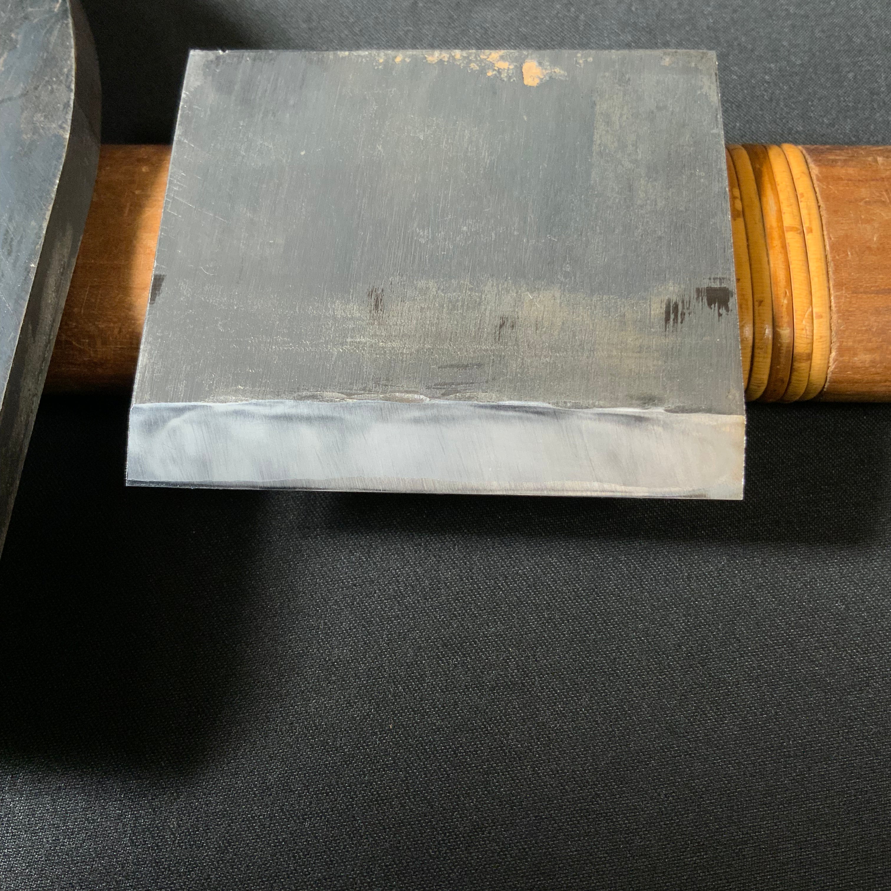 Yoshitake Smoothing Plane(Kanna) Blue steel by Yamamoto Kensuke 4th 山本健介作 義武 仕上げ鉋 70mm