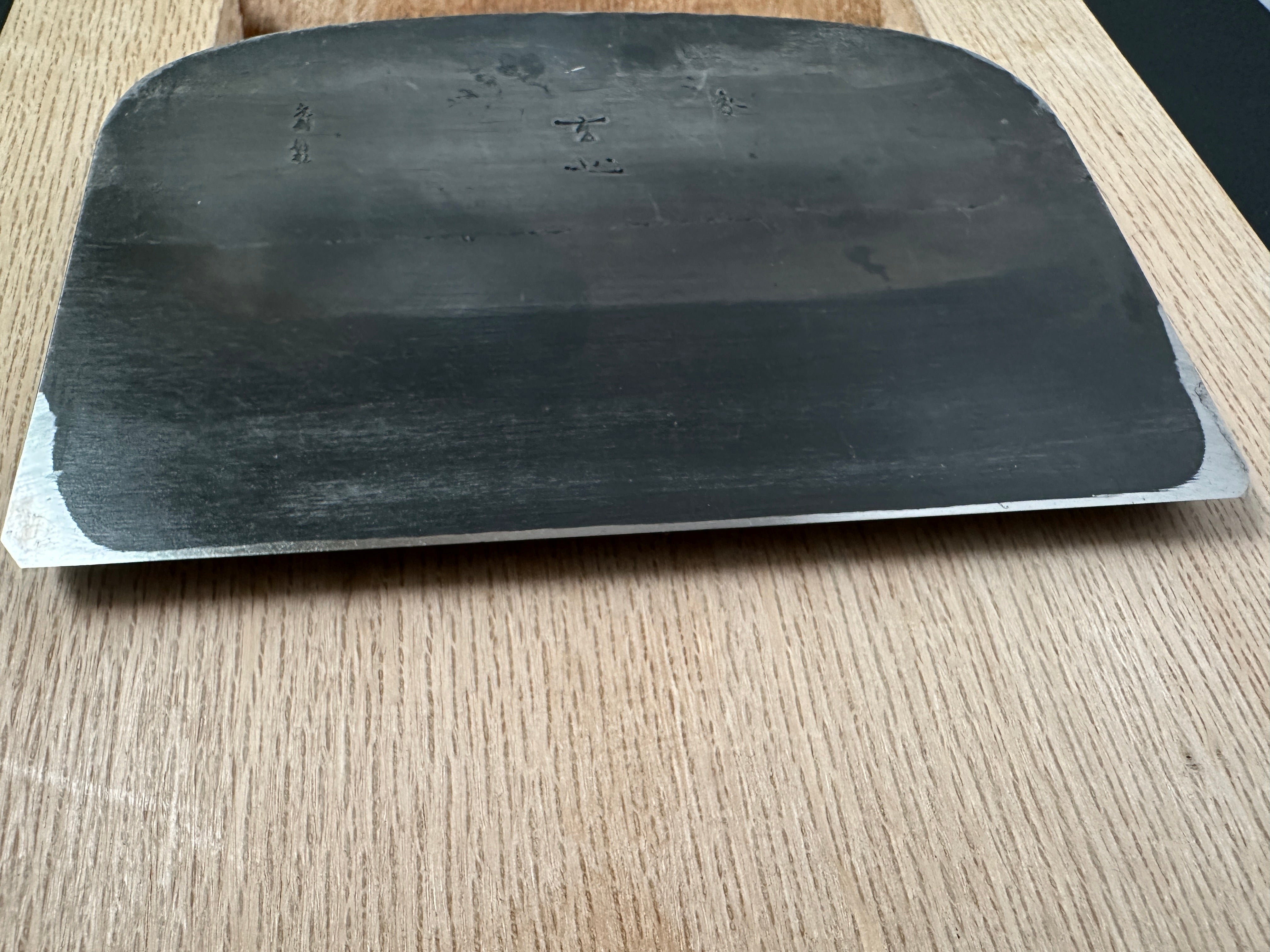 Genshin Large Plane(Kanna) by Funahiro with koyoshiya dai from Collection 蔵出し 舟弘作 玄心 大鉋 猪本台 168mm