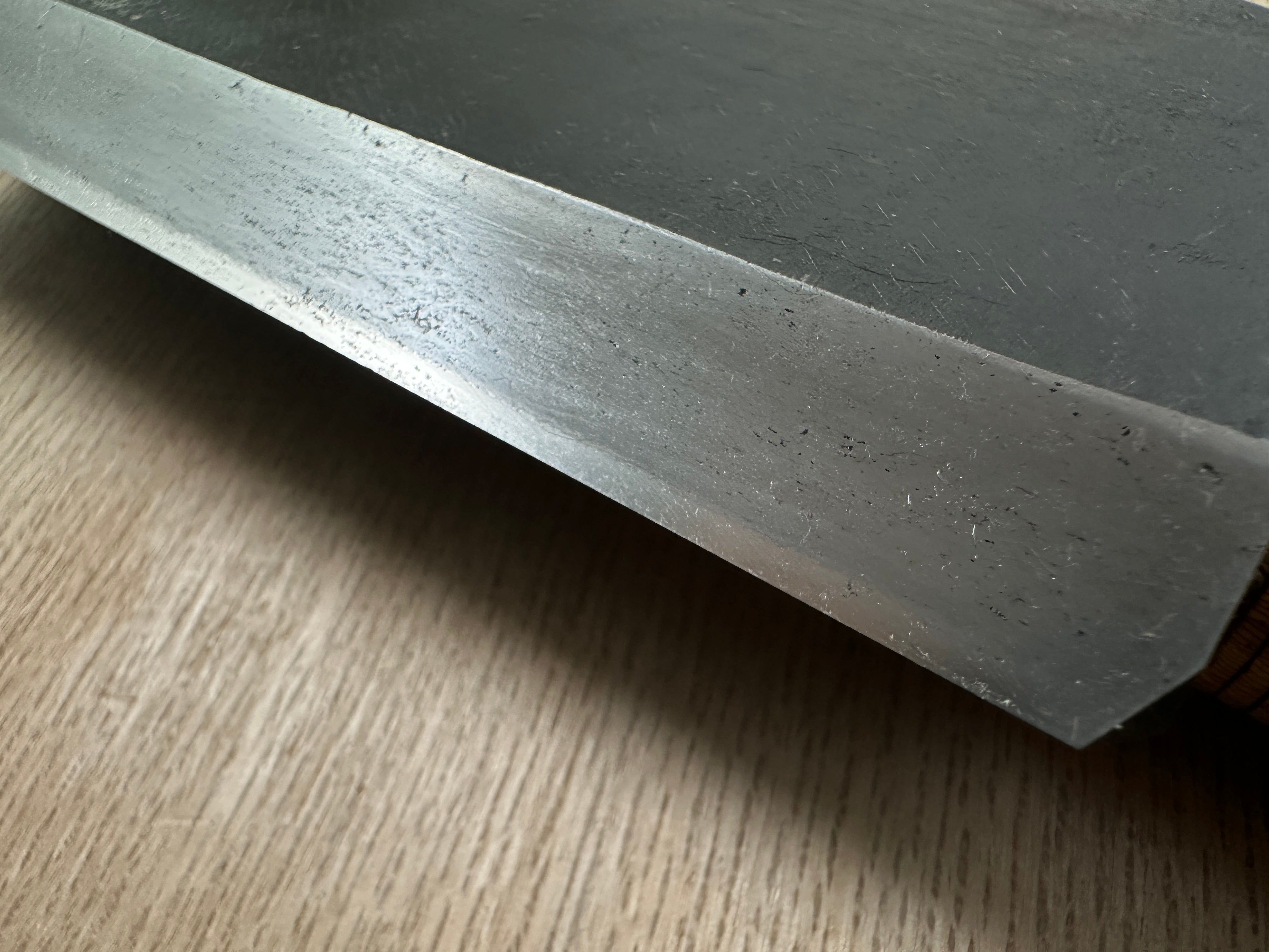 Genshin Large Plane(Kanna) by Funahiro with koyoshiya dai from Collection 蔵出し 舟弘作 玄心 大鉋 猪本台 168mm