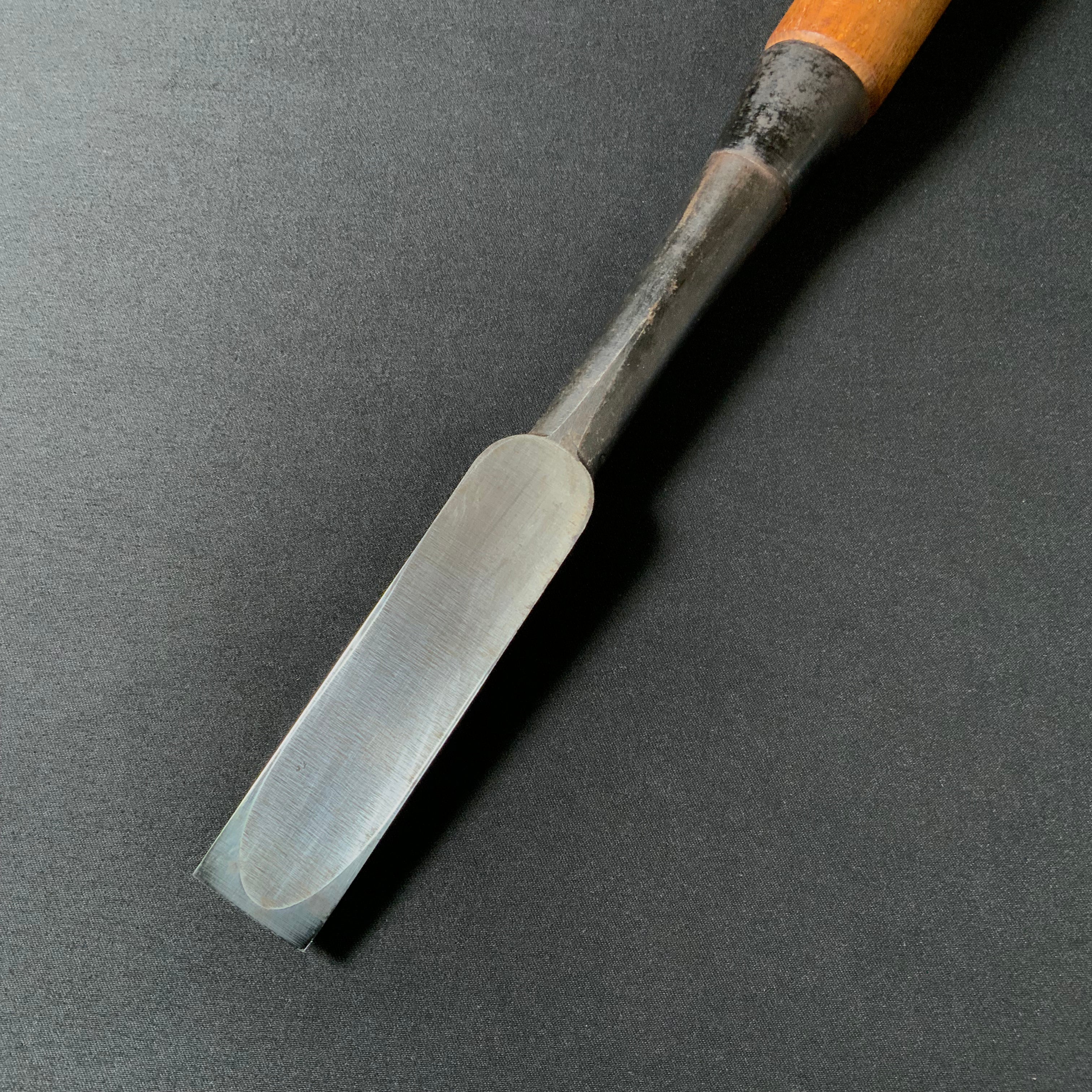 掘出し物 二代目左久作 叩き鑿 池上喬庸作 24mm #3 Old stock Hidari Hisasaku 2rd Timber chisels by Ikegami Takanobu Tatakinomi