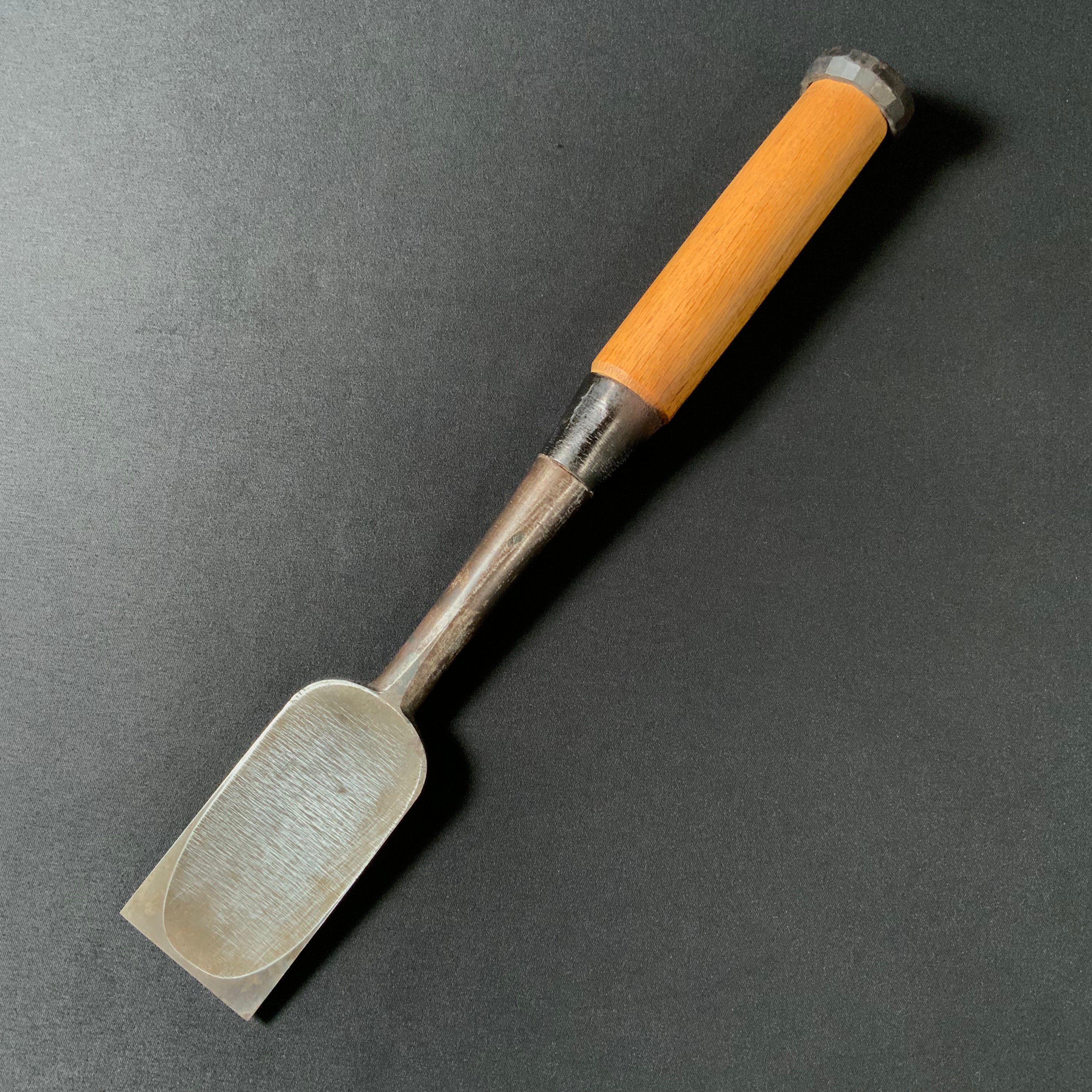 掘出し物 二代目左久作 叩き鑿 池上喬庸作 42mm #2 Old stock Hidari Hisasaku 2rd Timber chisels by Ikegami Takanobu Tatakinomi