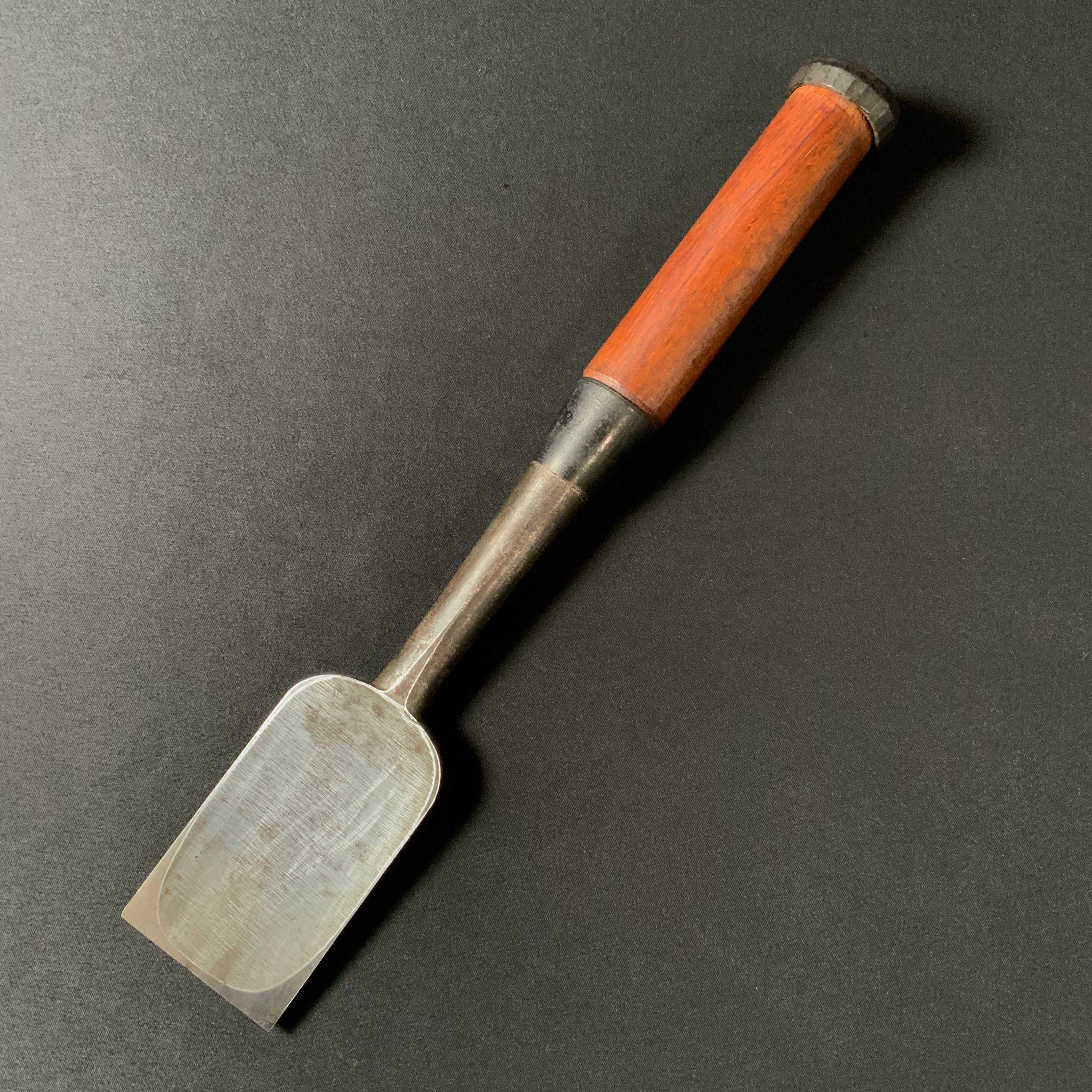 掘出し物 二代目左久作 叩き鑿 池上喬庸作 48mm #2 Old stock Hidari Hisasaku 2rd Timber chisels by Ikegami Takanobu Tatakinomi