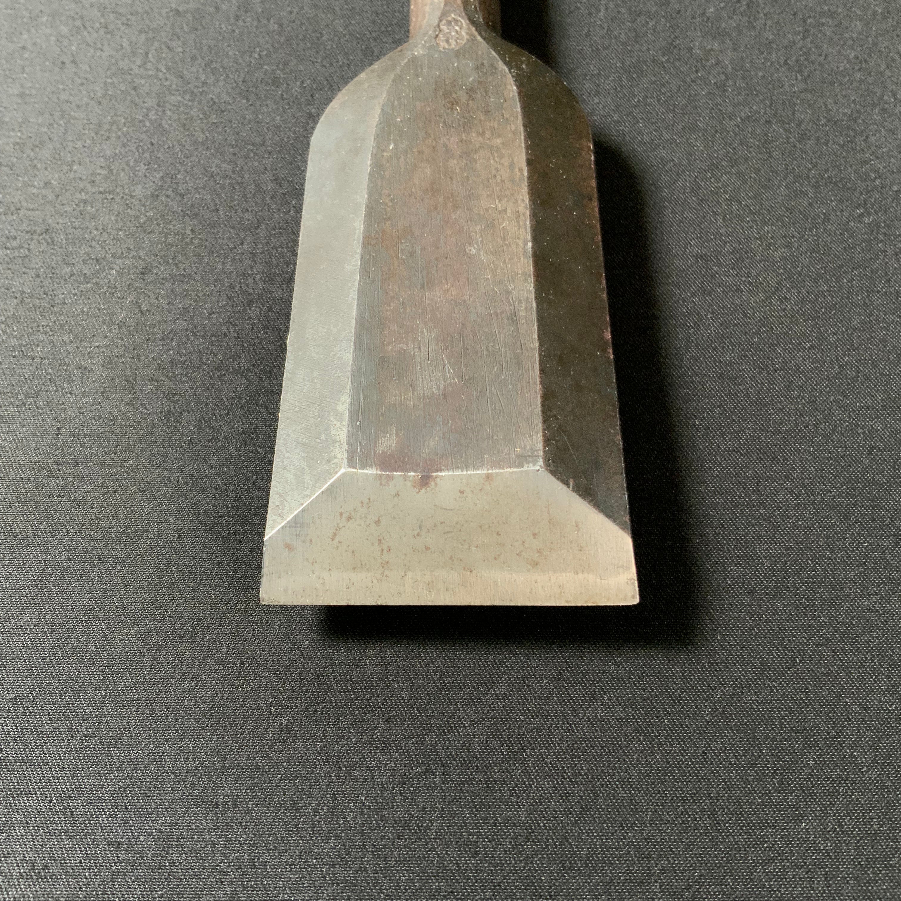 掘出し物 二代目左久作 叩き鑿 池上喬庸作 42mm #3 Old stock Hidari Hisasaku 2rd Timber chisels by Ikegami Takanobu Tatakinomi