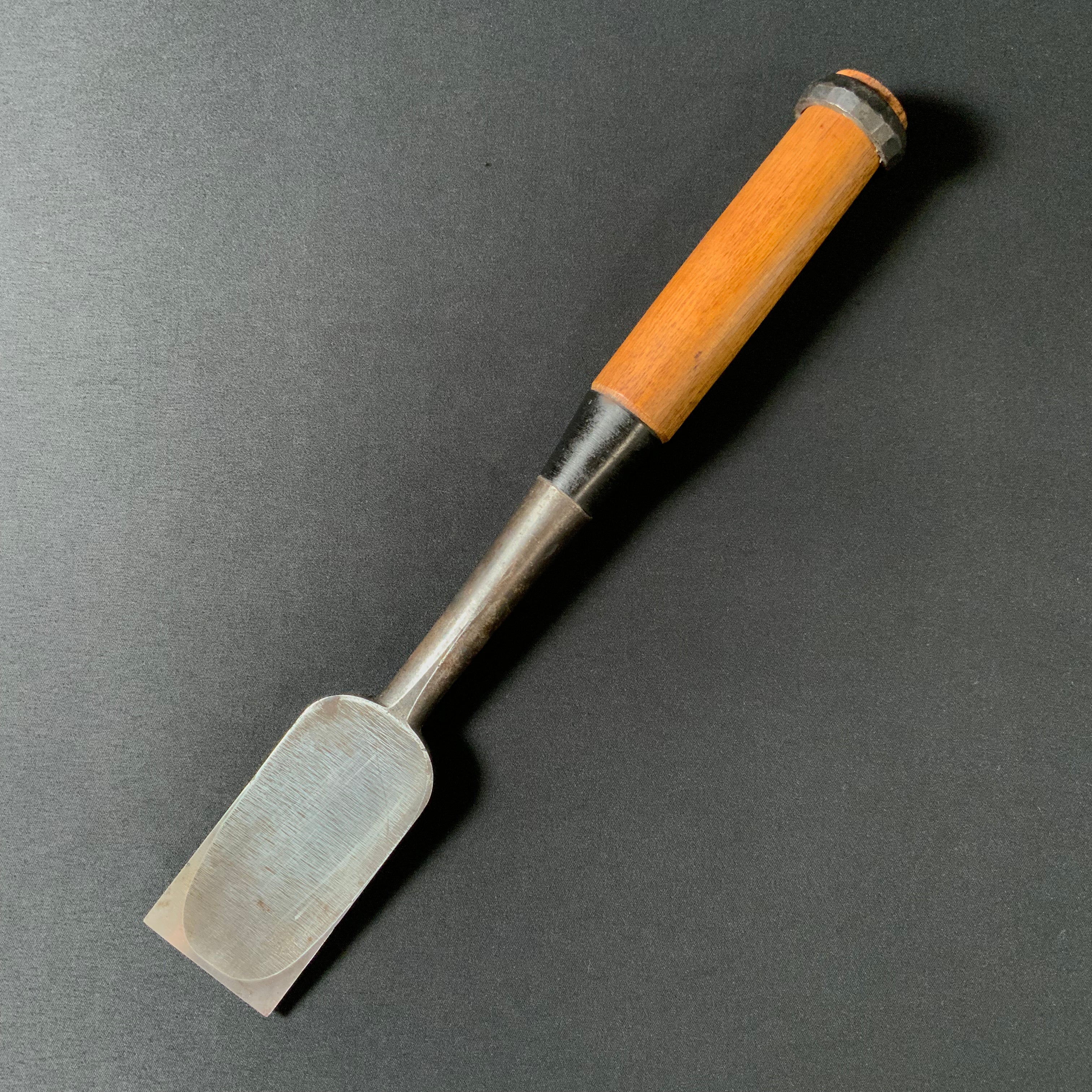 掘出し物 二代目左久作 叩き鑿 池上喬庸作 42mm #3 Old stock Hidari Hisasaku 2rd Timber chisels by Ikegami Takanobu Tatakinomi