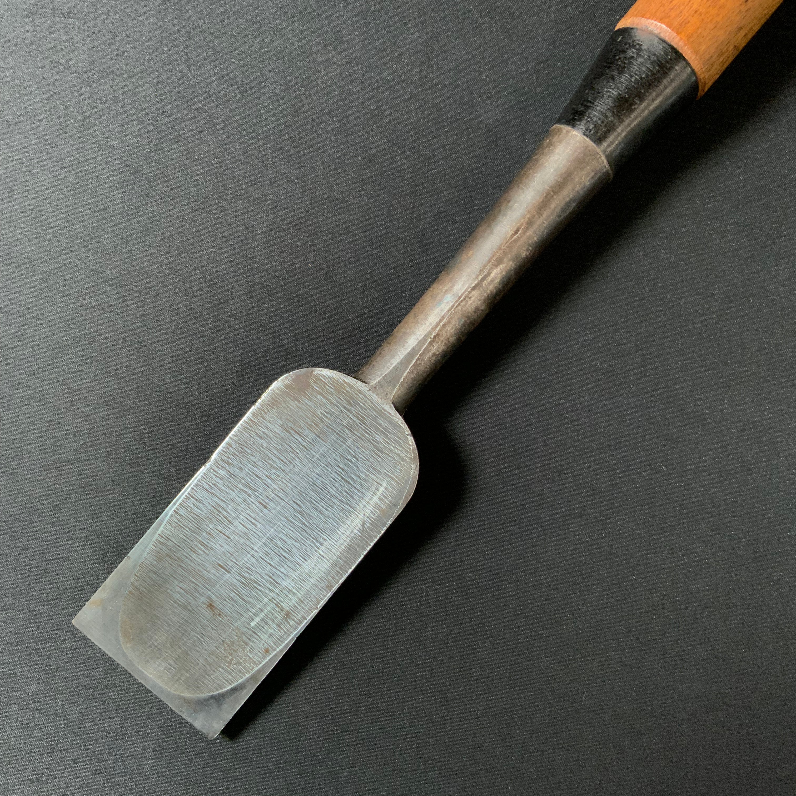 掘出し物 二代目左久作 叩き鑿 池上喬庸作 42mm #3 Old stock Hidari Hisasaku 2rd Timber chisels by Ikegami Takanobu Tatakinomi