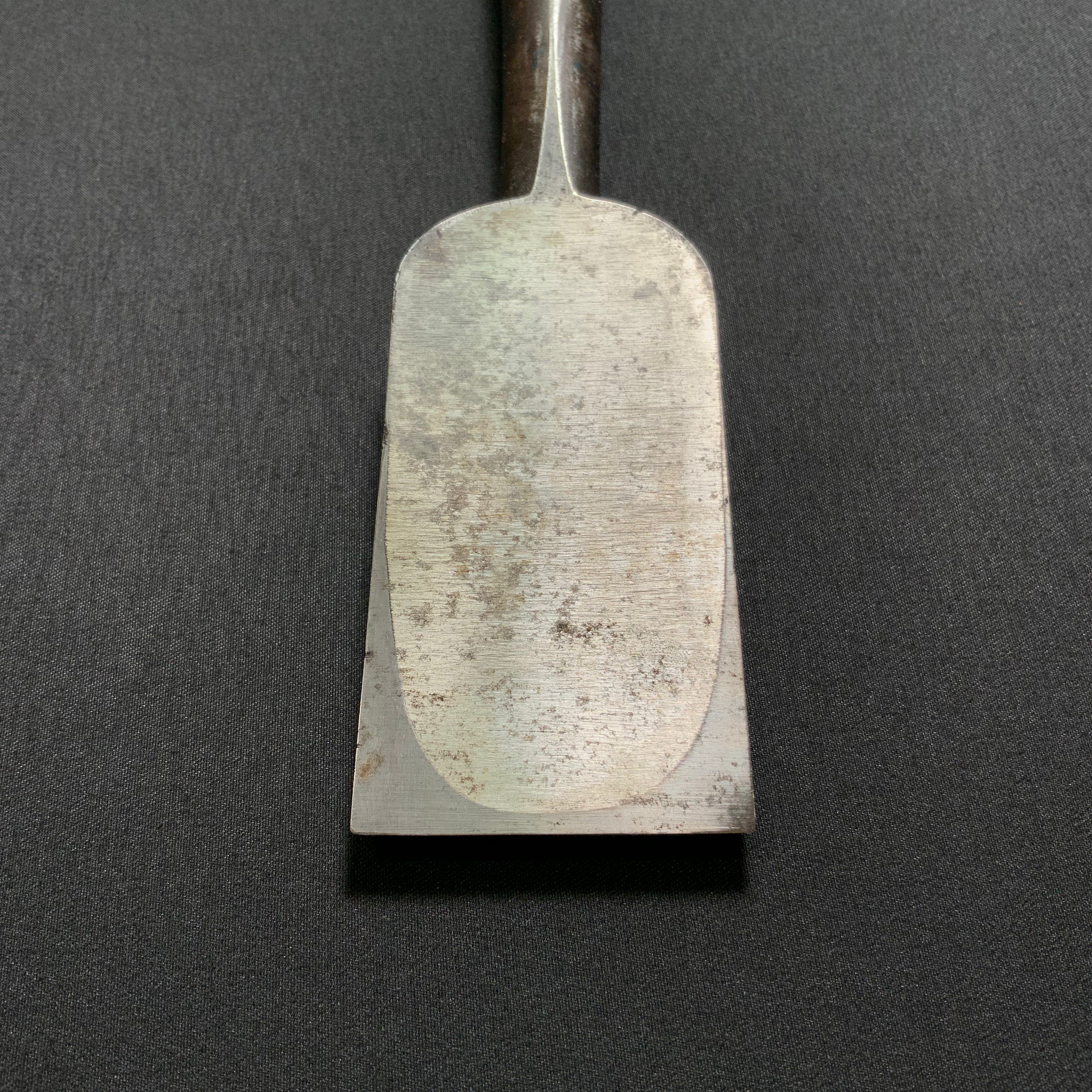 掘出し物 二代目左久作 叩き鑿 池上喬庸作 42mm #3 Old stock Hidari Hisasaku 2rd Timber chisels by Ikegami Takanobu Tatakinomi