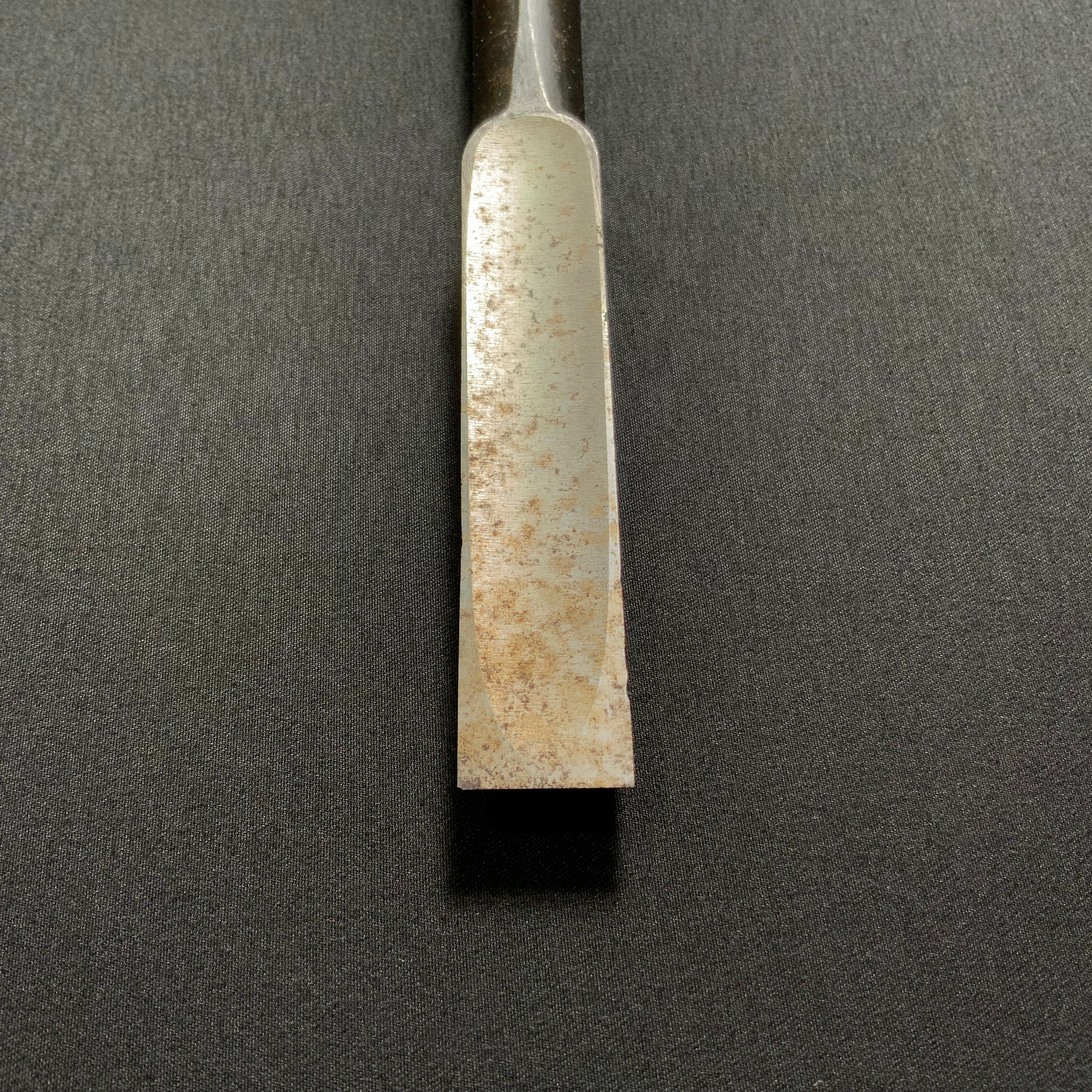 掘出し物 二代目左久作 叩き鑿 池上喬庸作 18mm #3 Old stock Hidari Hisasaku 2rd Timber chisels by Ikegami Takanobu Tatakinomi