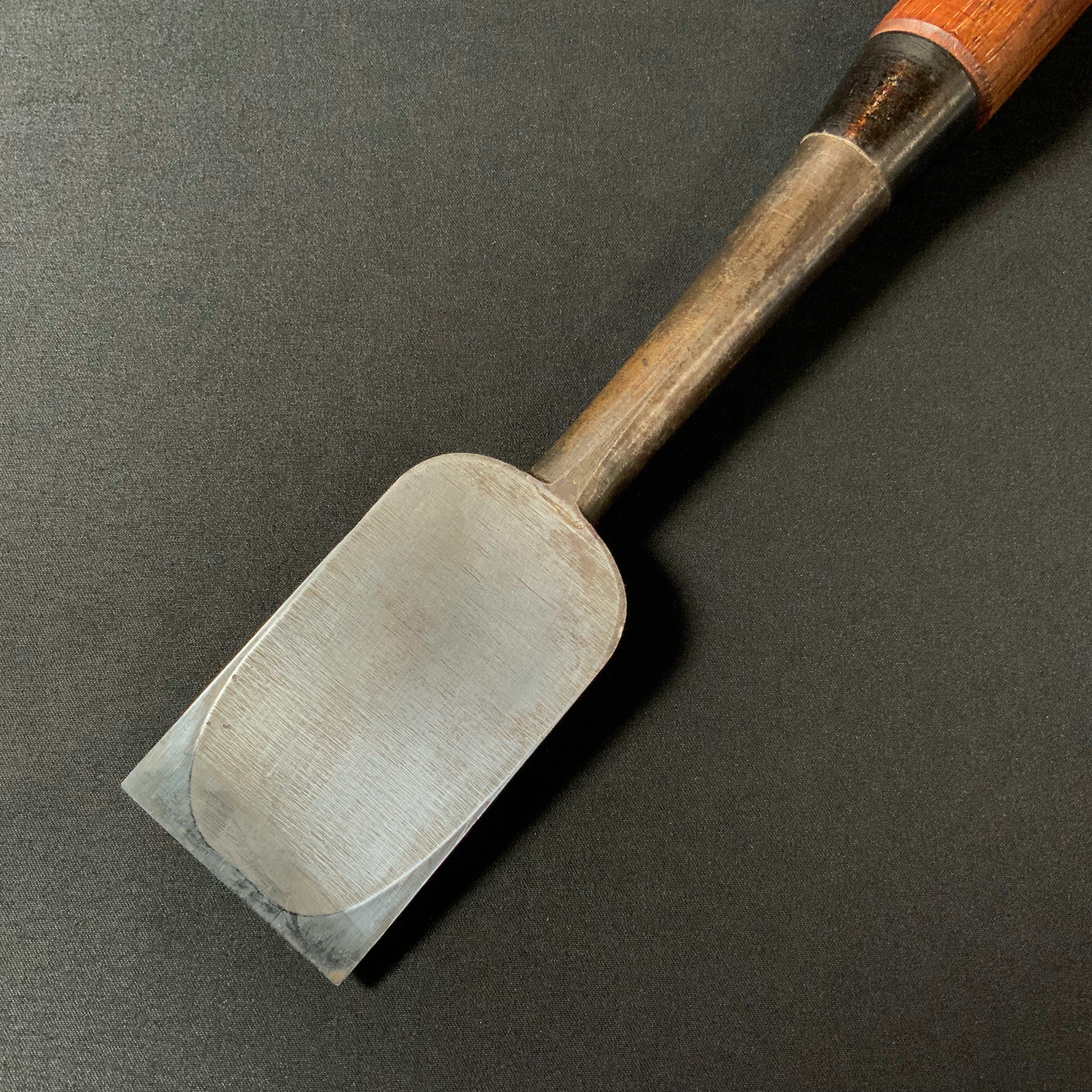 掘出し物 二代目左久作 叩き鑿 池上喬庸作 48mm #3 Old stock Hidari Hisasaku 2rd Timber chisels by Ikegami Takanobu Tatakinomi