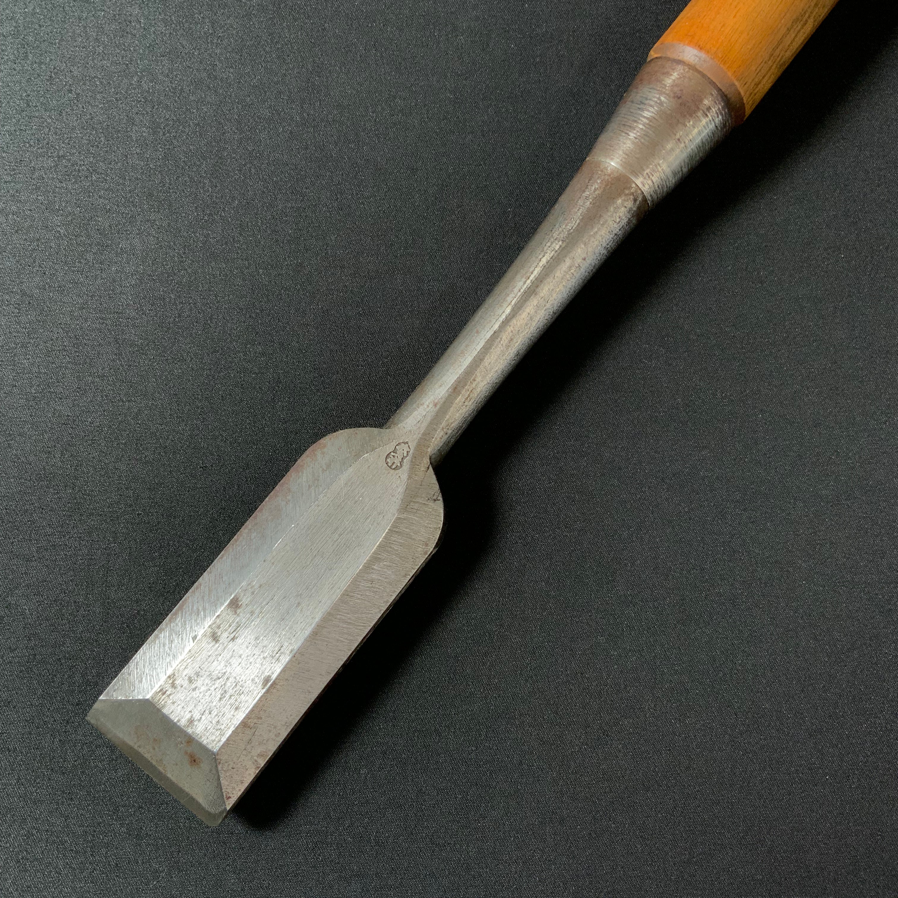 掘出し物 二代目左久作 叩き鑿 池上喬庸作 36mm #3 Old stock Hidari Hisasaku 2rd Timber chisels by Ikegami Takanobu Tatakinomi