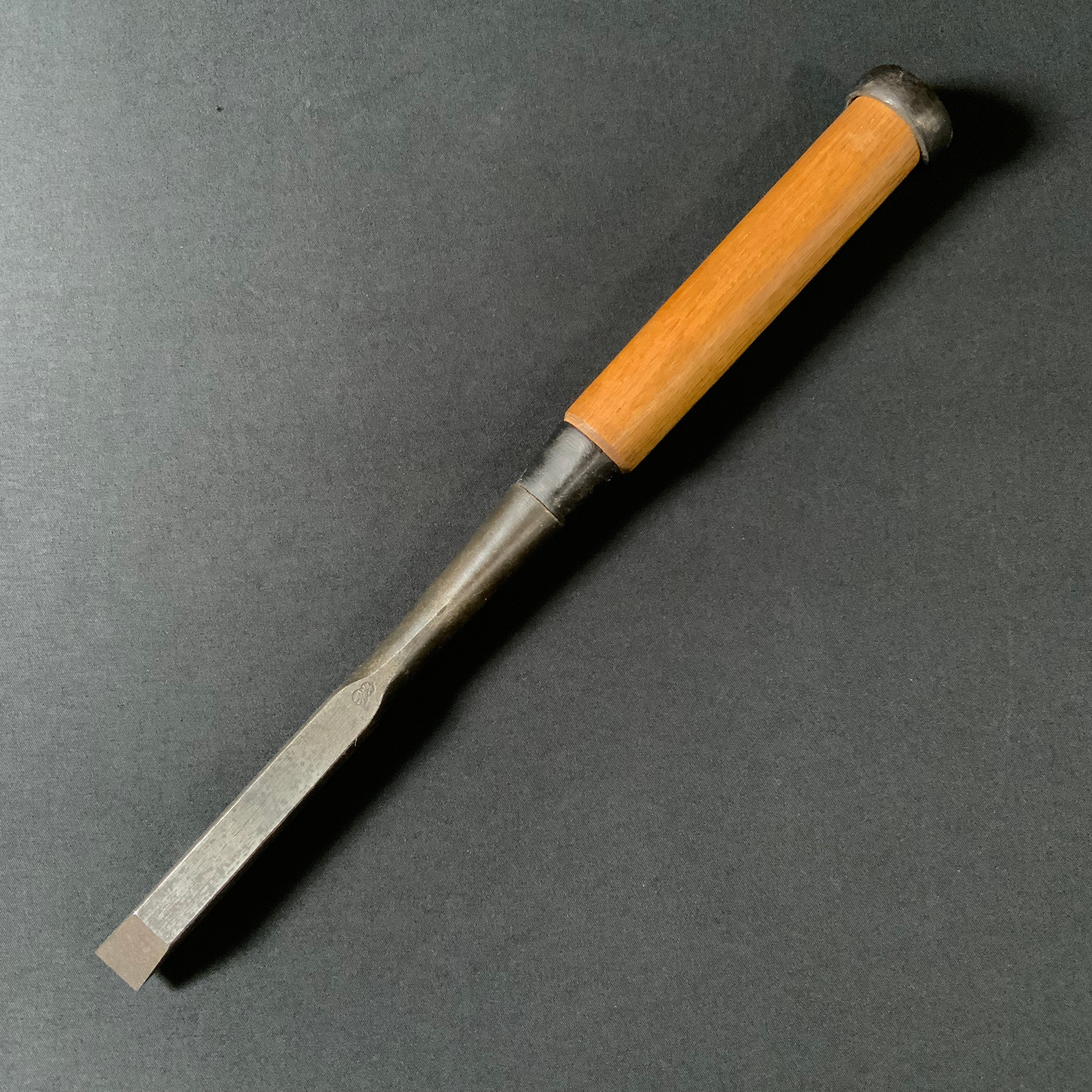 掘出し物 二代目左久作 叩き鑿 池上喬庸作 15mm #1 Old stock Hidari Hisasaku 2rd Timber chisels by Ikegami Takanobu Tatakinomi