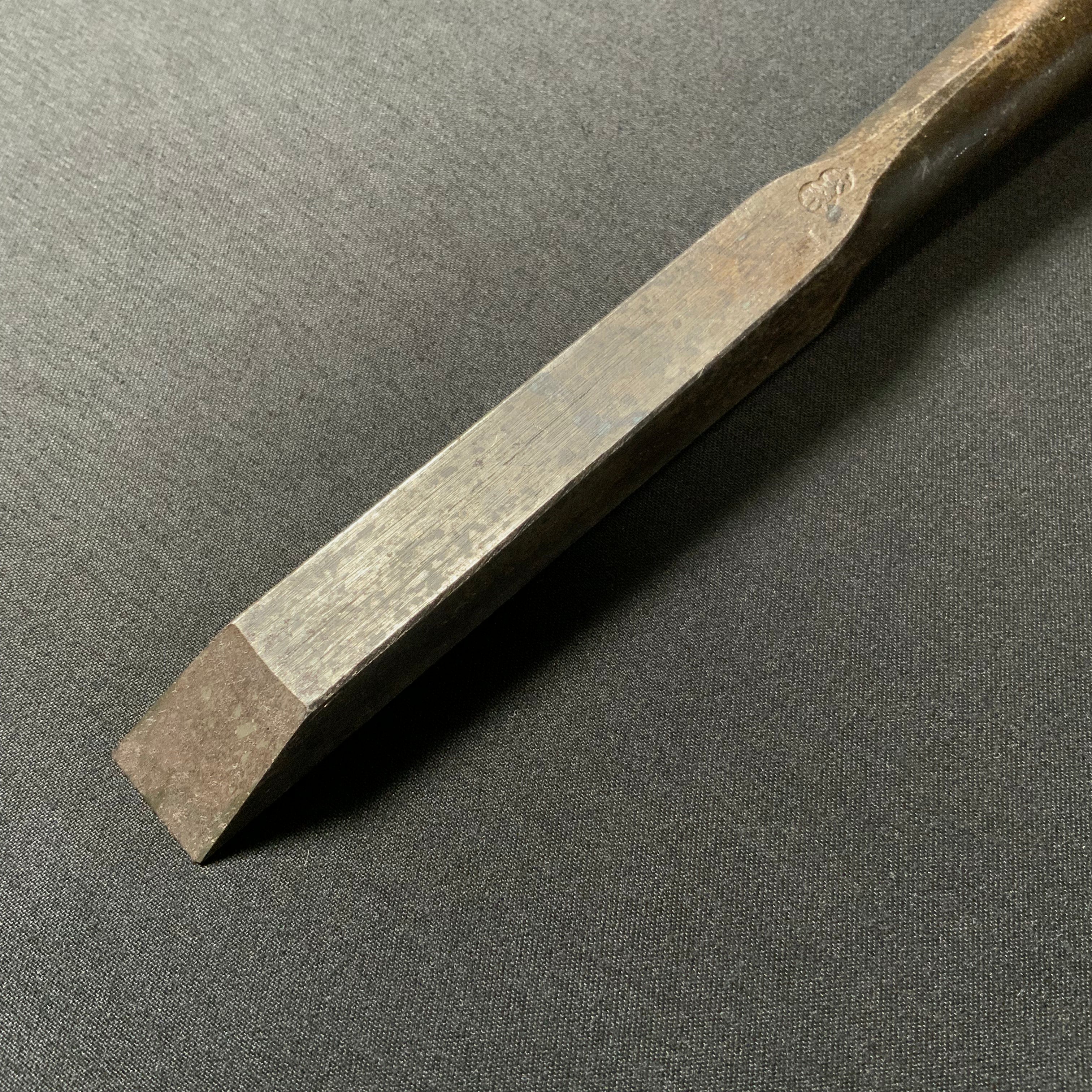 掘出し物 二代目左久作 叩き鑿 池上喬庸作 15mm #1 Old stock Hidari Hisasaku 2rd Timber chisels by Ikegami Takanobu Tatakinomi