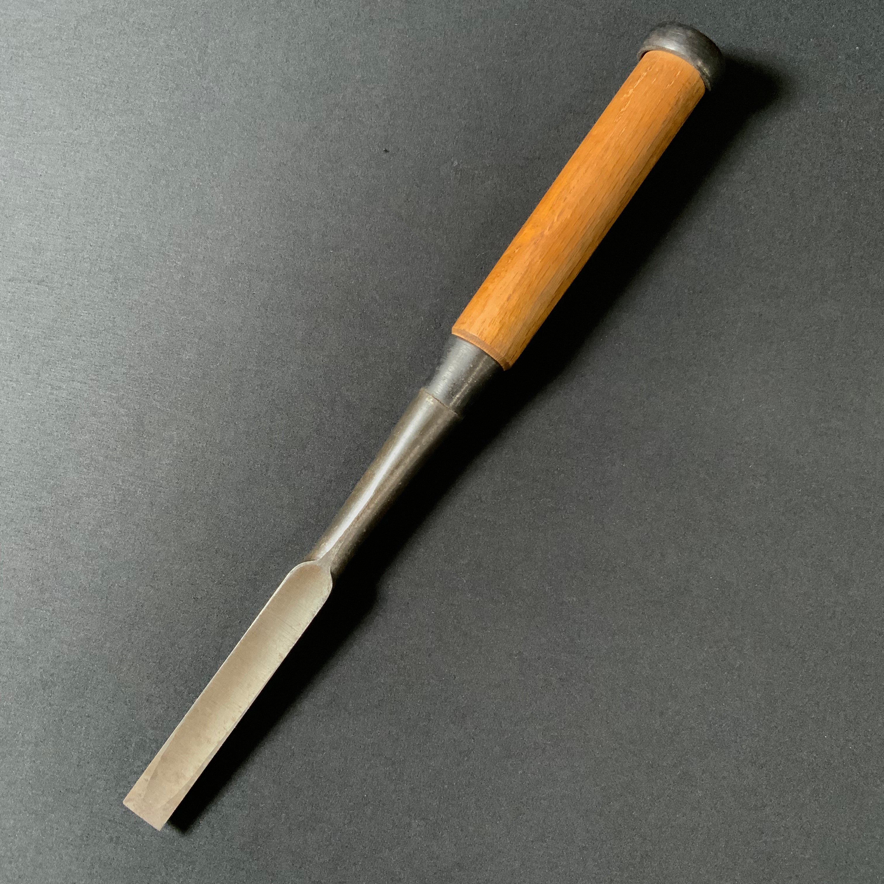 掘出し物 二代目左久作 叩き鑿 池上喬庸作 15mm #1 Old stock Hidari Hisasaku 2rd Timber chisels by Ikegami Takanobu Tatakinomi