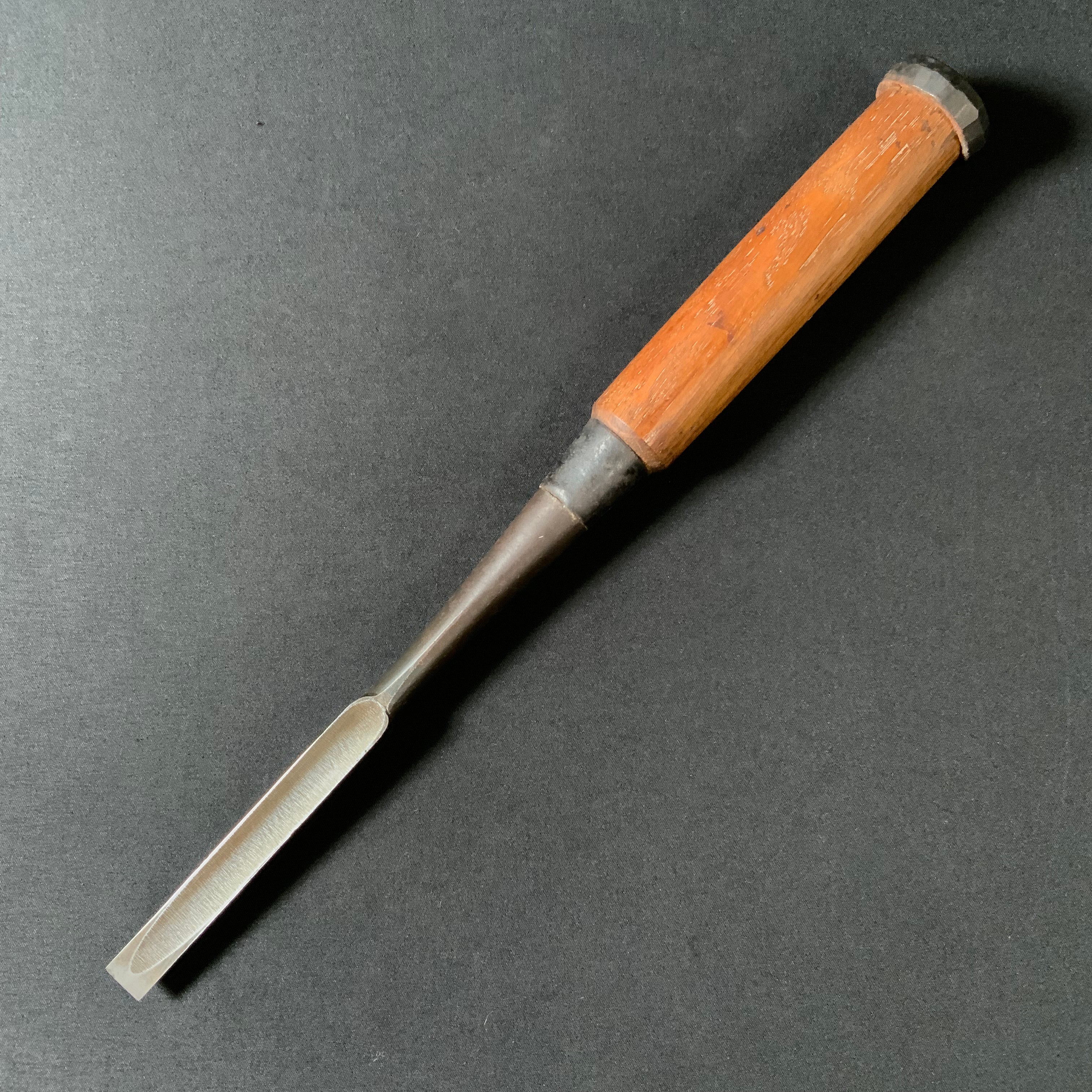 掘出し物 二代目左久作 叩き鑿 池上喬庸作 12mm #1 Old stock Hidari Hisasaku 2rd Timber chisels by Ikegami Takanobu Tatakinomi