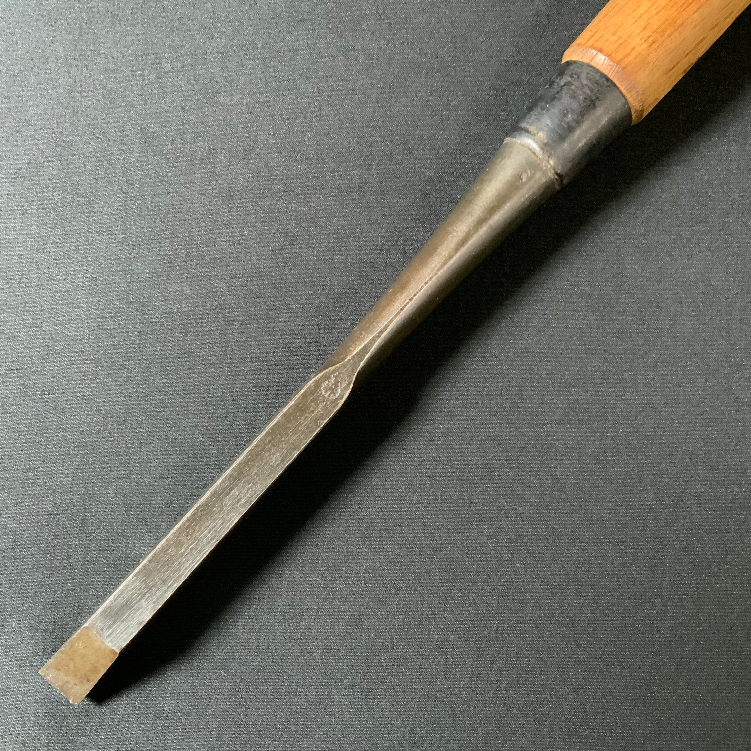 掘出し物 二代目左久作 叩き鑿 池上喬庸作 12mm #2 Old stock Hidari Hisasaku 2rd Timber chisels by Ikegami Takanobu Tatakinomi