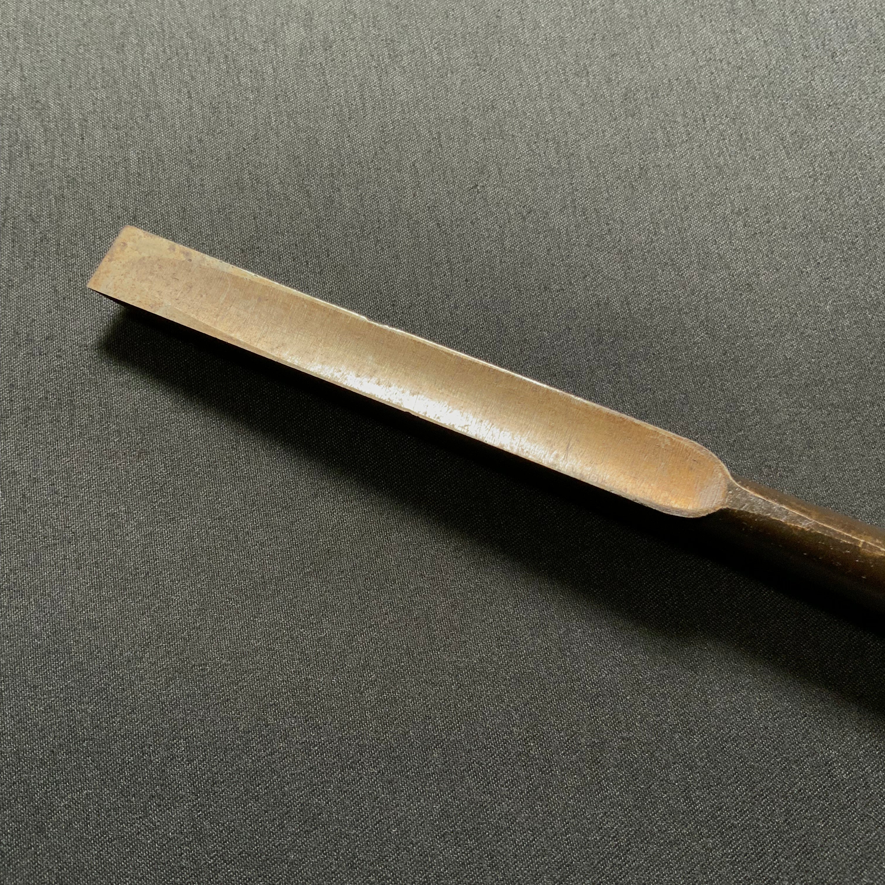 掘出し物 二代目左久作 叩き鑿 池上喬庸作 12mm #2 Old stock Hidari Hisasaku 2rd Timber chisels by Ikegami Takanobu Tatakinomi