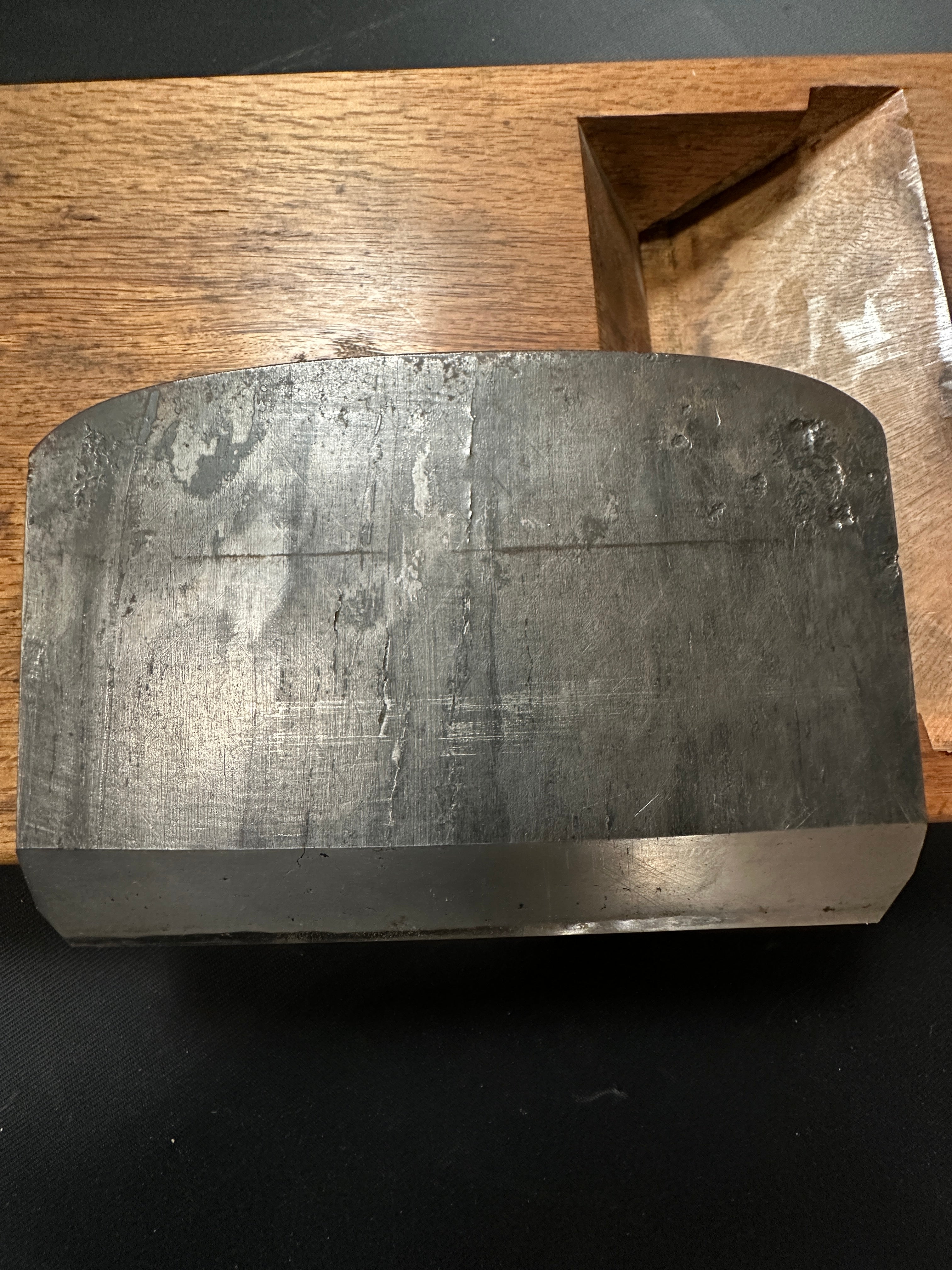 Old stock Tiger & Dragon Large Plane 掘出し物 龍虎 彫入 大鉋 155mm