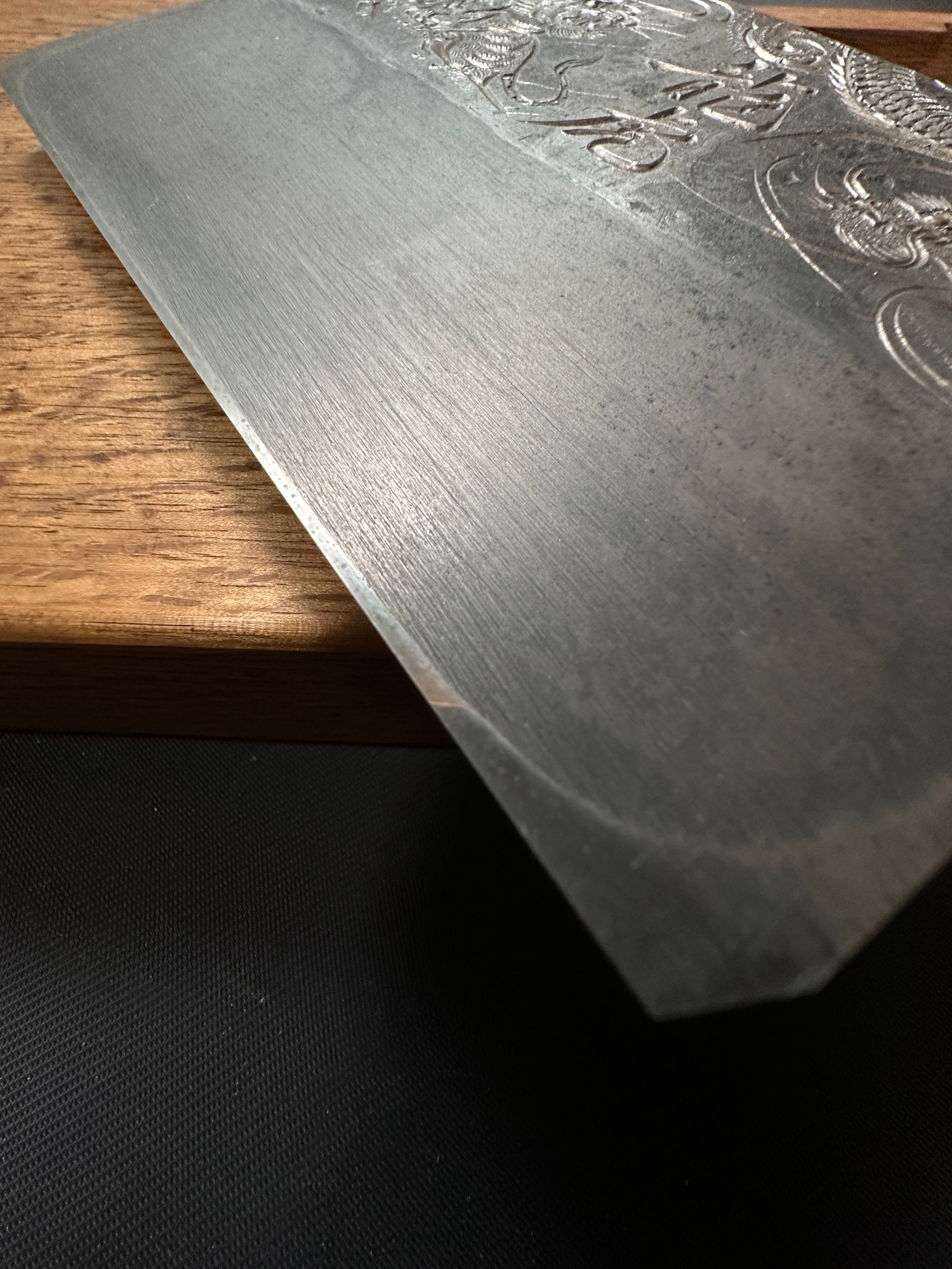 Old stock Tiger & Dragon Large Plane 掘出し物 龍虎 彫入 大鉋 155mm