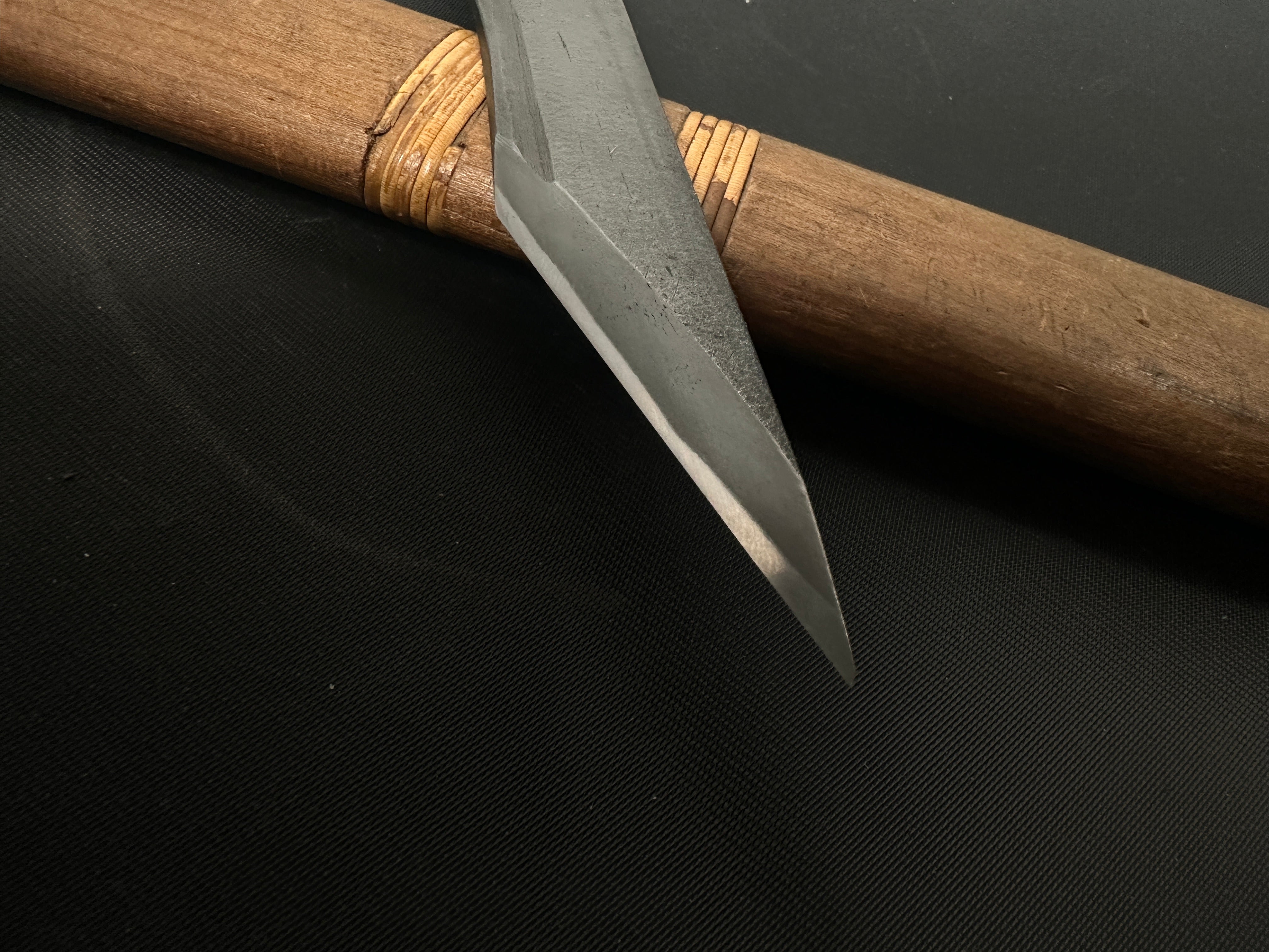 Bamboo Kiridashi Knives by Hirotsugu Sozen 廣貢 素全作 竹節 切出し小刀 24mm