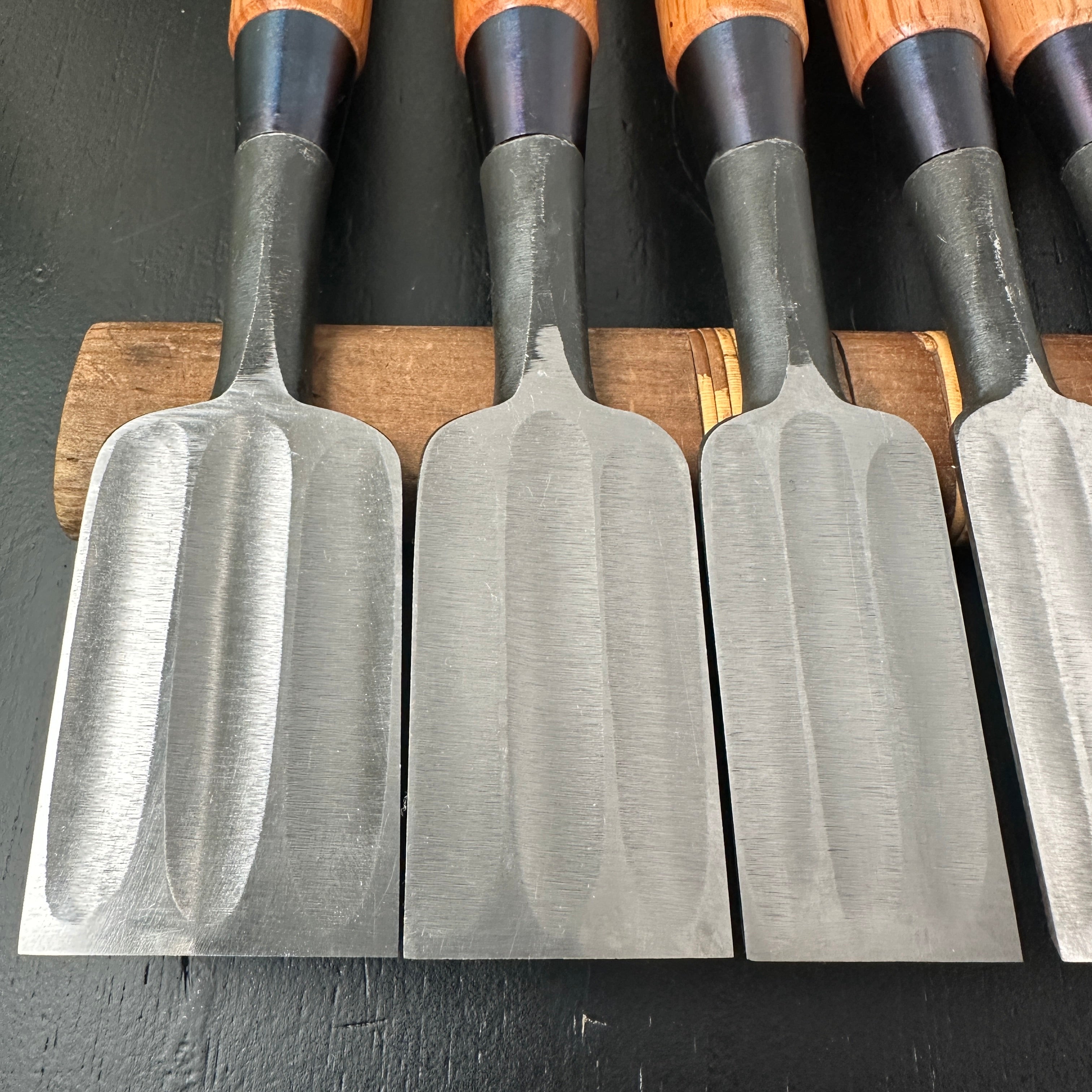 Sukemasa Dovetail Bench chisels set Triple Ura 助正 鎬 三ツ裏 追入組鑿 Oirenomi