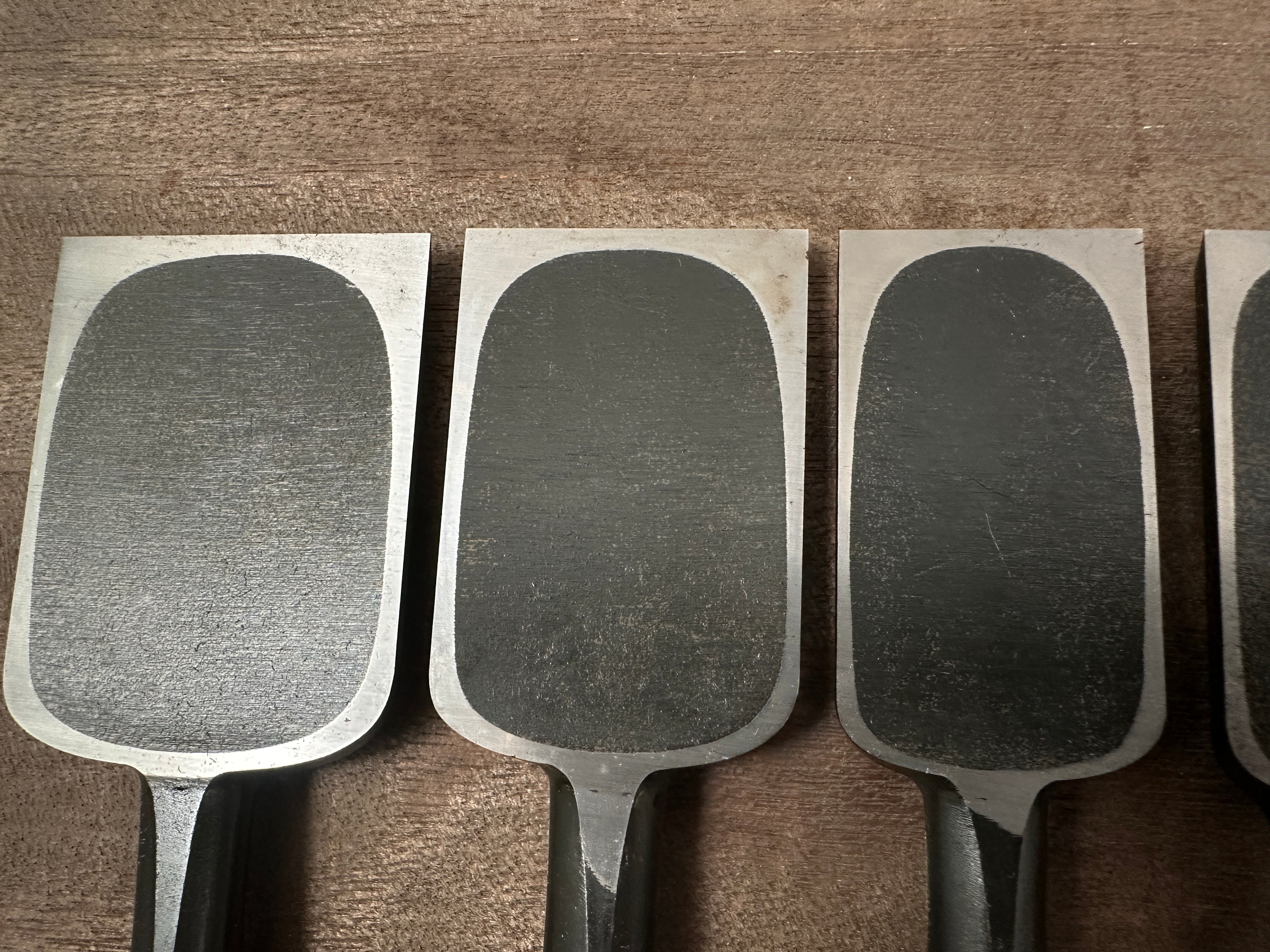 Old stock Hidari Ichihiro Second Generation Bench chisels set 掘出し物 二代目 左市弘 山崎勇作 追入組鑿 Oirenomi