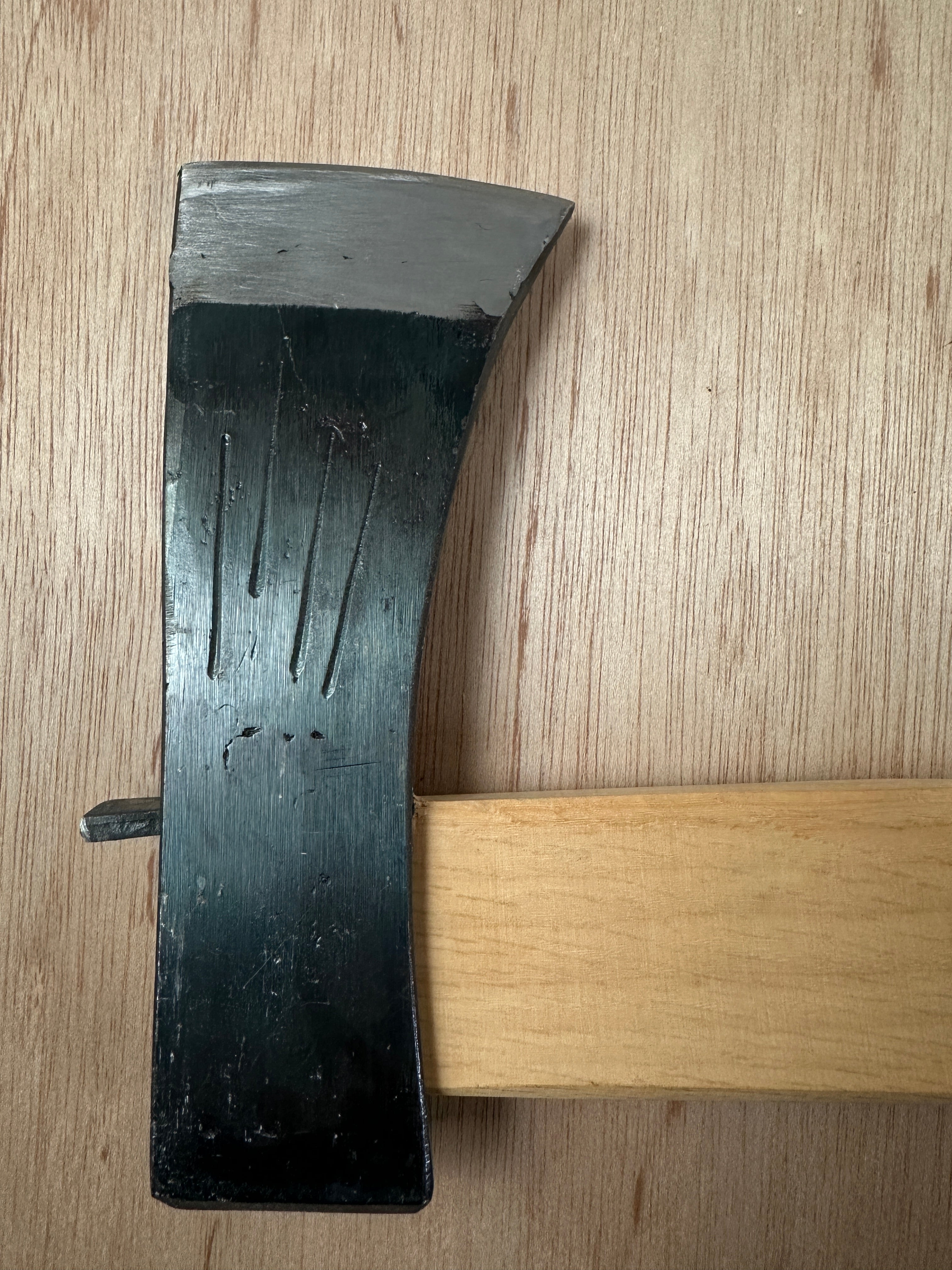 #Mk14 Old stock Japanese Carpenter's Axe 掘出し物 鉞 木割り斧 Masakari
