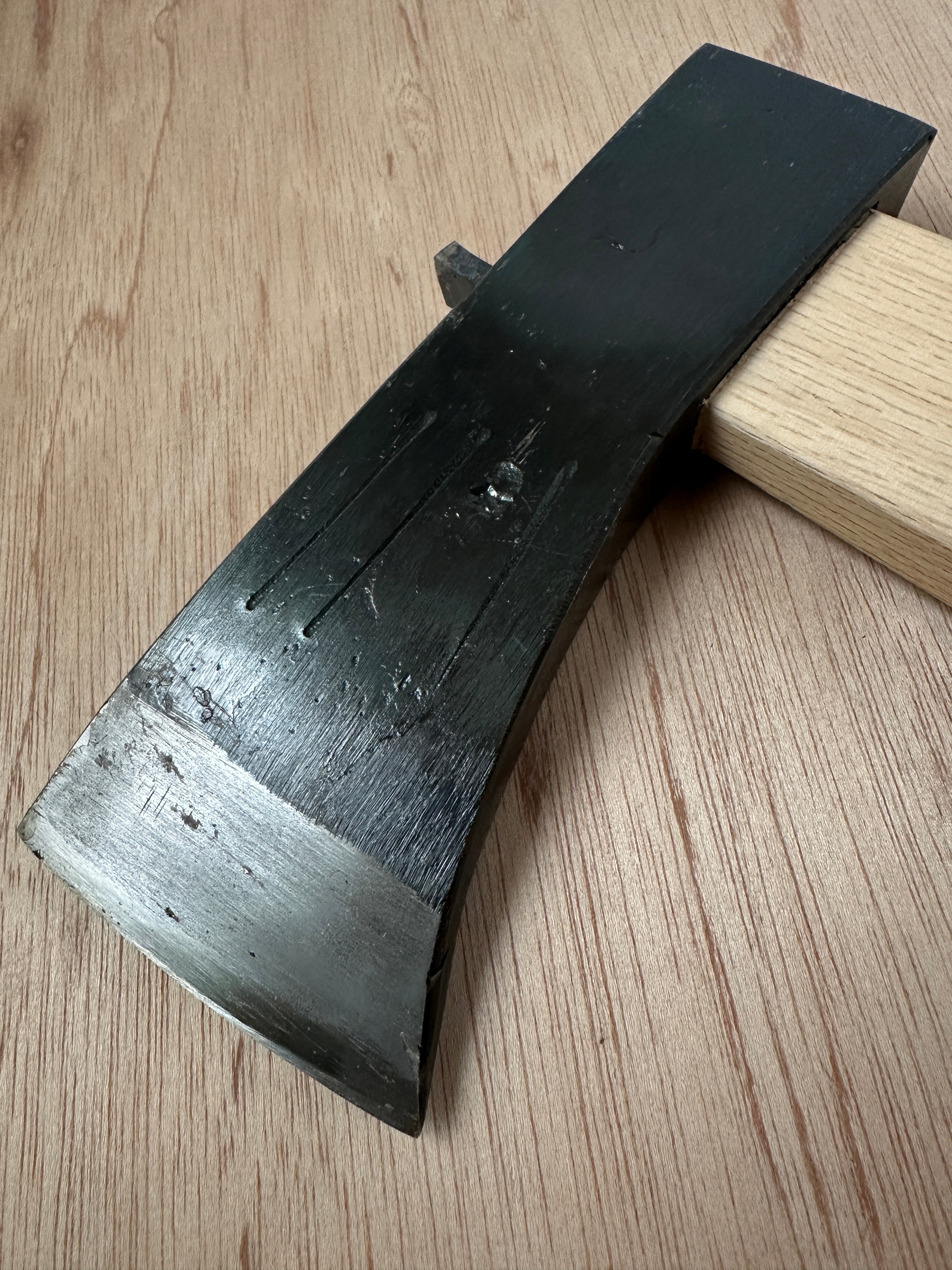 #Mk14 Old stock Japanese Carpenter's Axe 掘出し物 鉞 木割り斧 Masakari