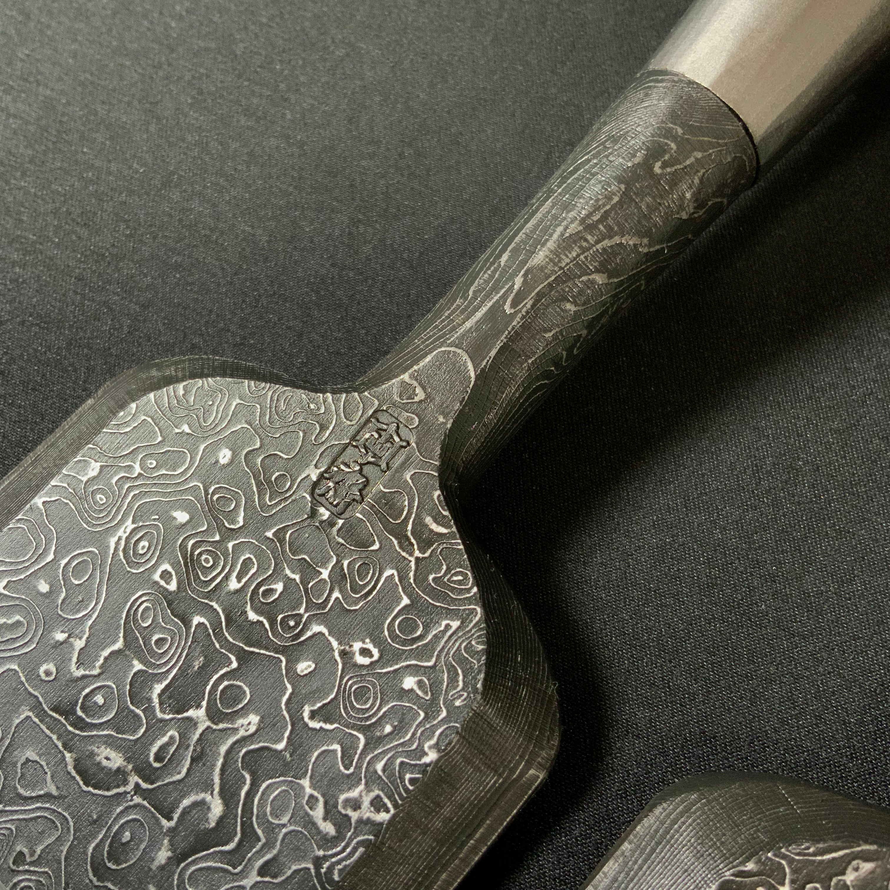 Tasai Mokume Special Bench chisels with Rosewood Handle (Large blade width) 田斎作 木目 追入鑿 紫檀柄