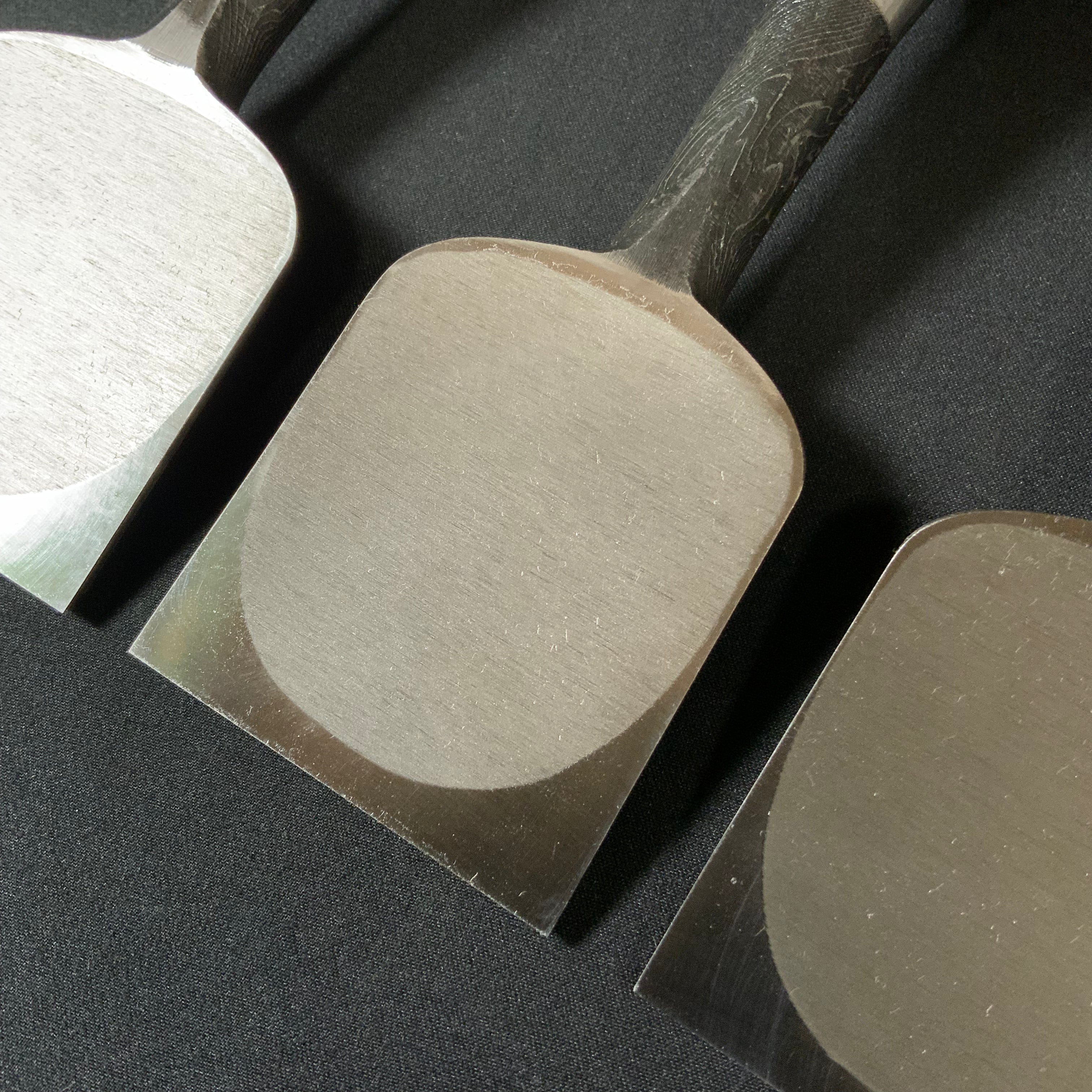 Tasai Mokume Special Bench chisels with Rosewood Handle (Large blade width) 田斎作 木目 追入鑿 紫檀柄