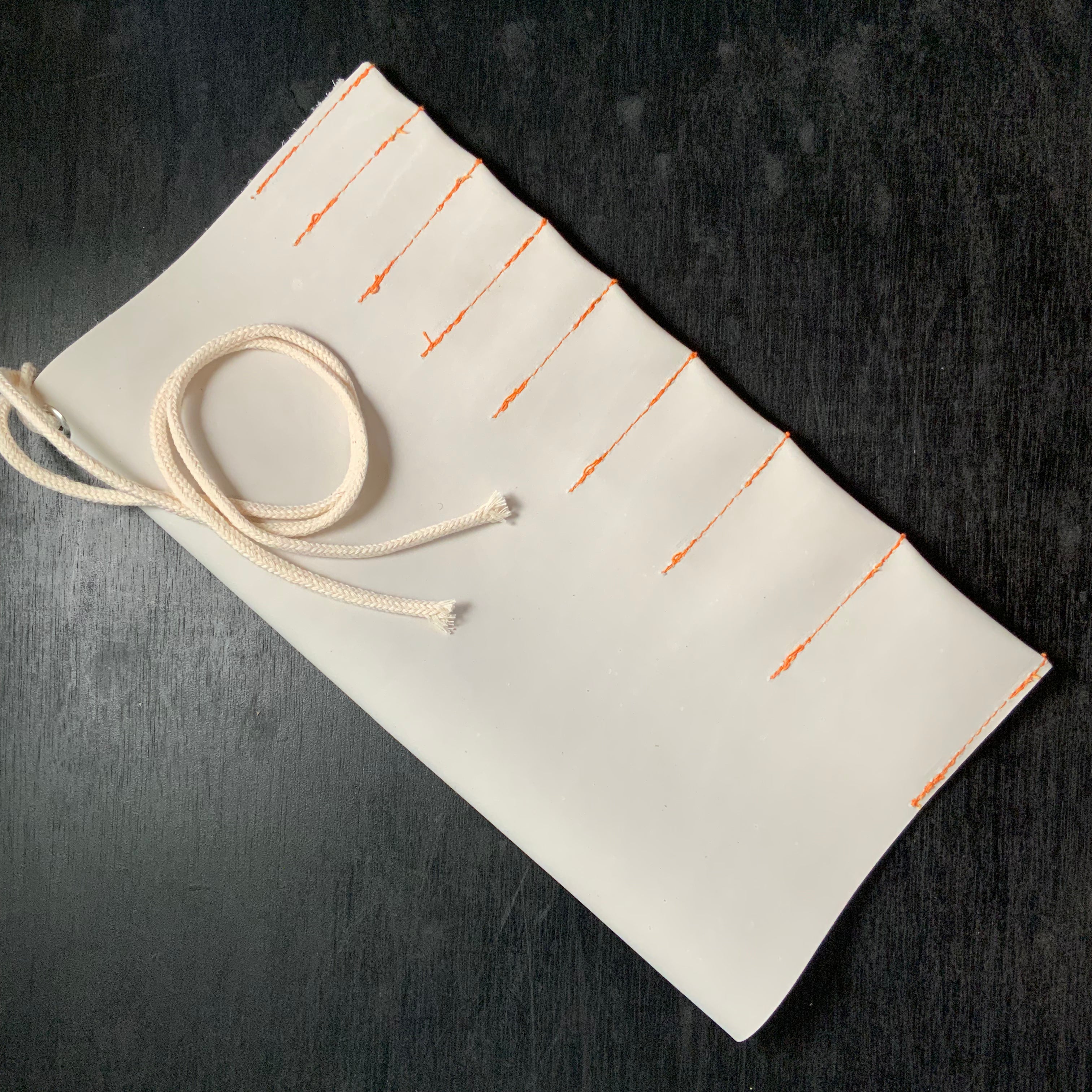 Chisel and Tool Leather Roll Bag For Paring chisels 鑿巻き 薄鑿用 床革製