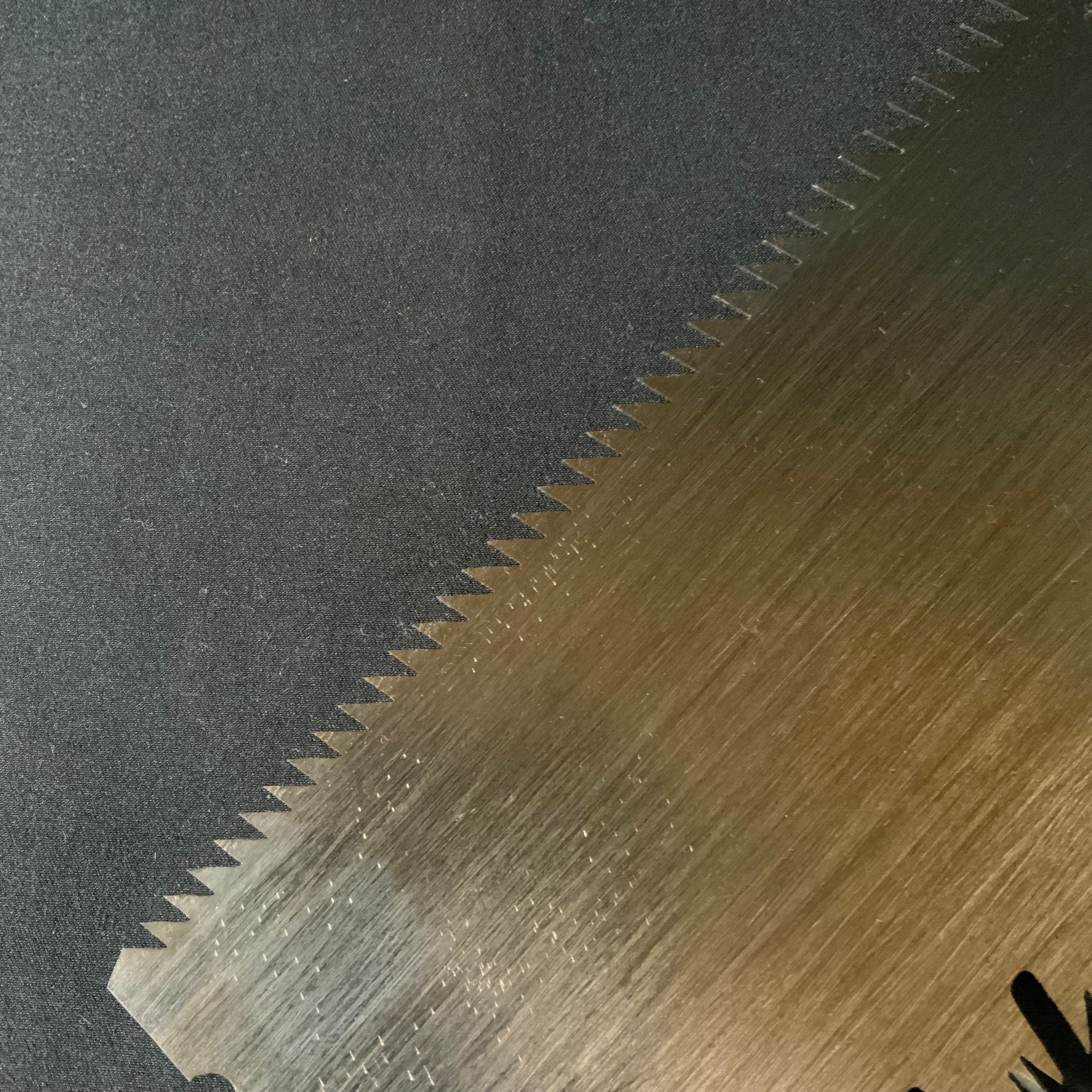 #206 Nagakatsu Double Edge Saw Eddy Type Handles set by Kurashige For Soft Wood 長勝鋸 渦巻き柄 両刃鋸 300mm