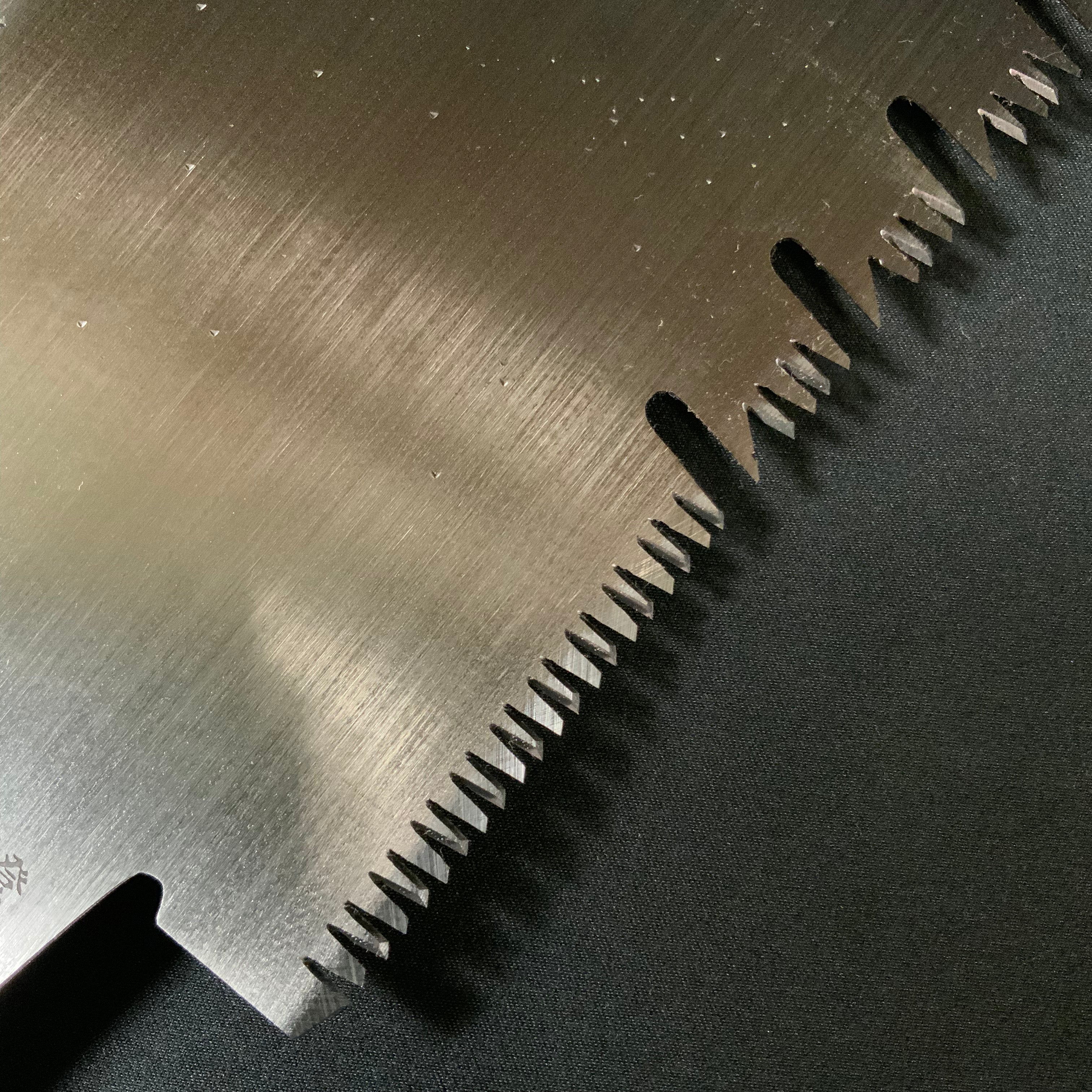 #208 Nagakatsu Double Edge Saw Eddy Type Handles set by Kurashige For Soft Wood 長勝鋸 渦巻き柄 両刃鋸 300mm