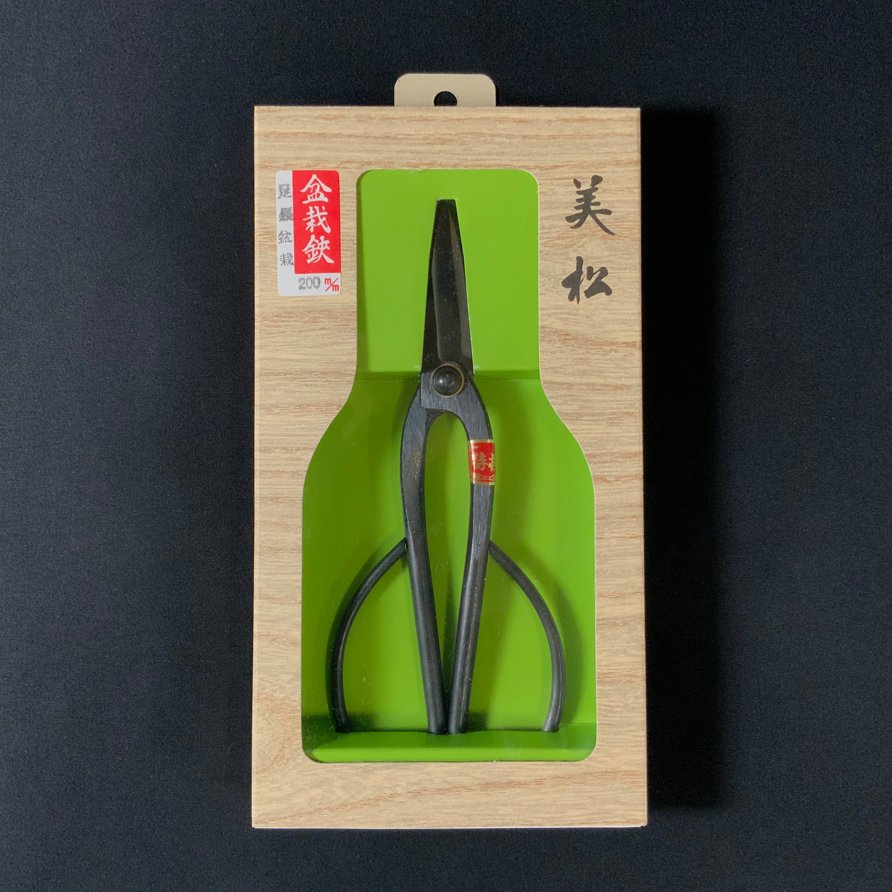 Mimatsu Ashinagabonsai flower scissors By Kaneshika 美松 足長盆栽 200mm