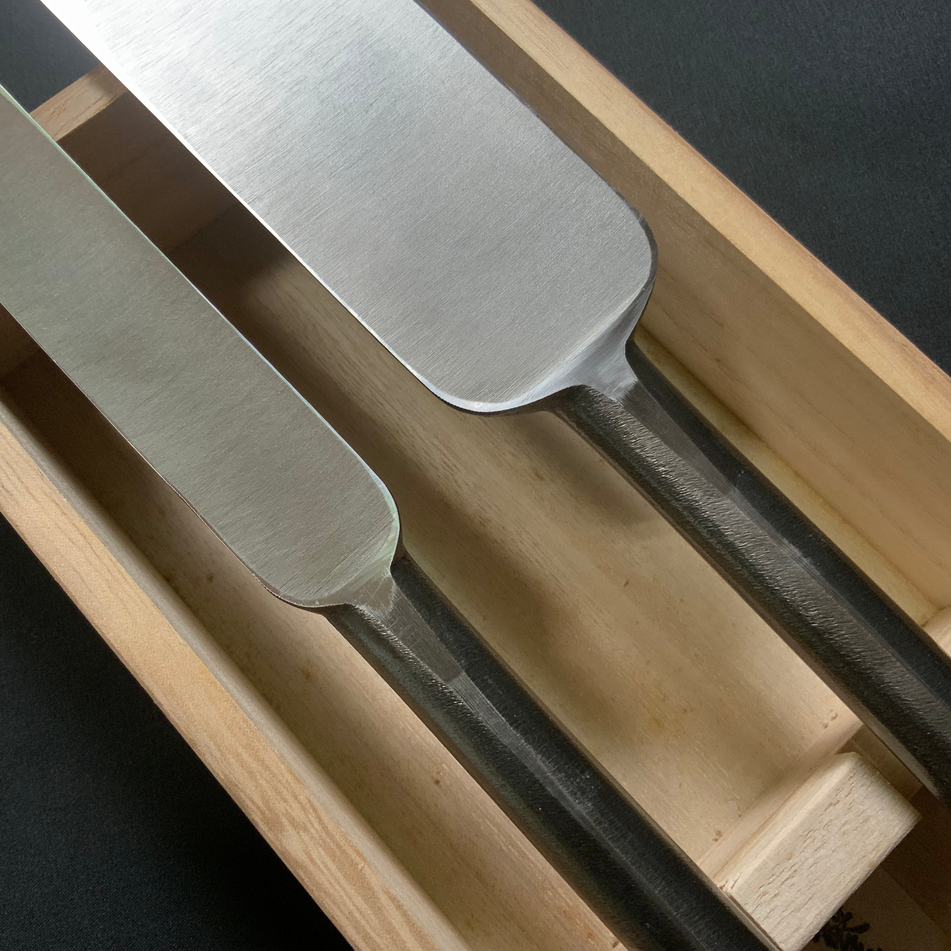 Tasai Slick Chisels set (Ootsuki-nomi, Hontsuki-Nomi) 田斎 本突き組鑿 48,24mm